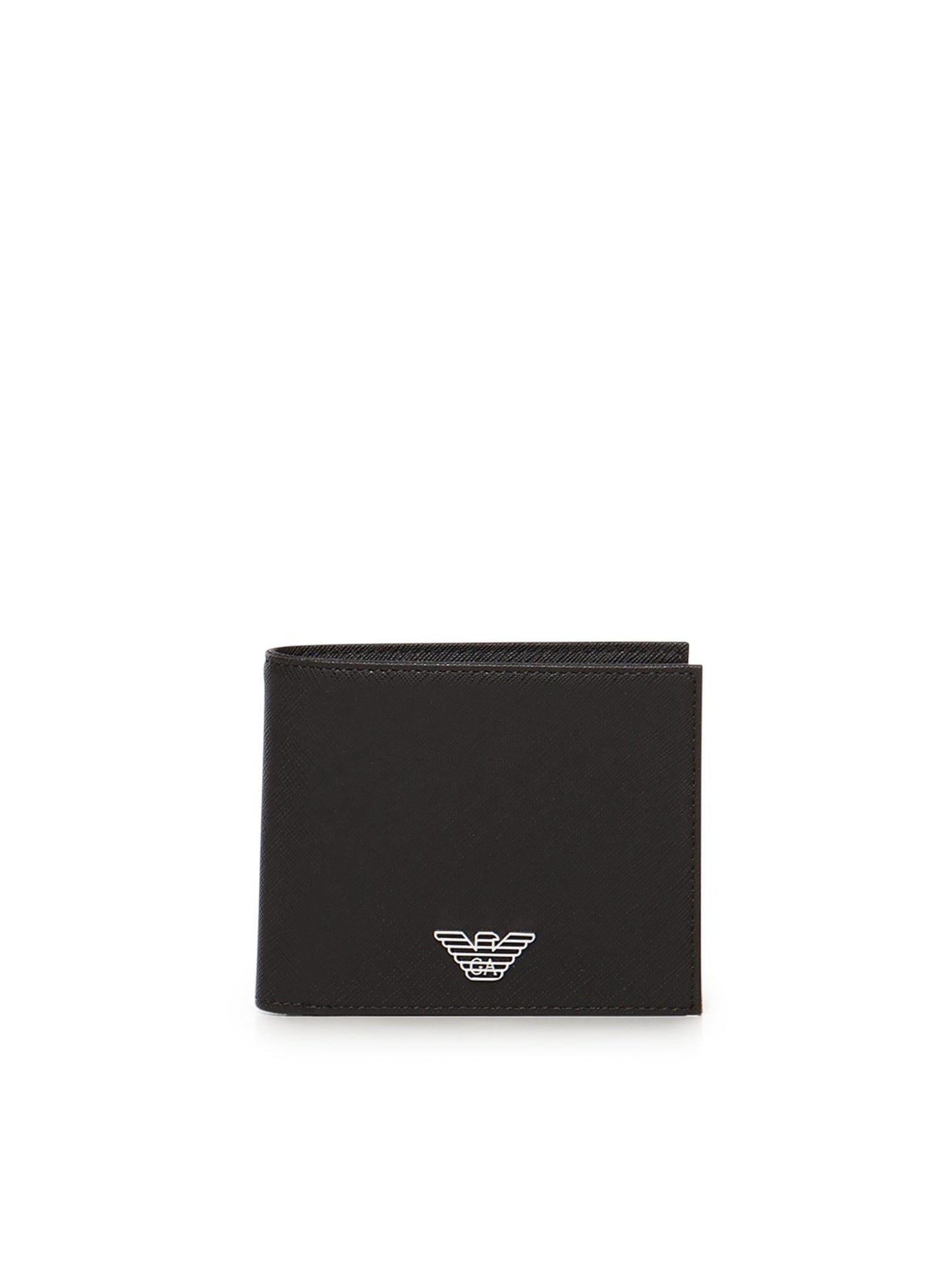 Portafoglio bifold in saffiano