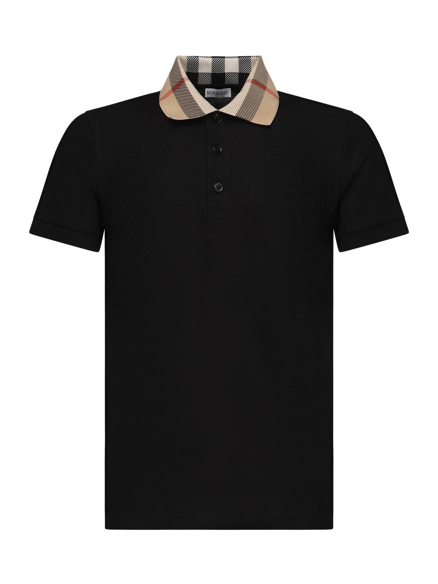 Polo Check in cotone