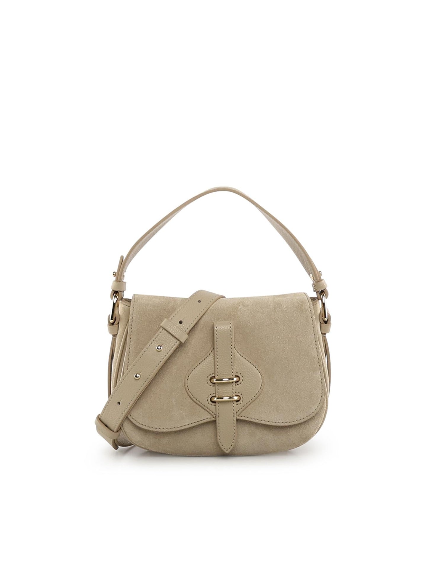 Borsa a spalla Mavery Small in suede