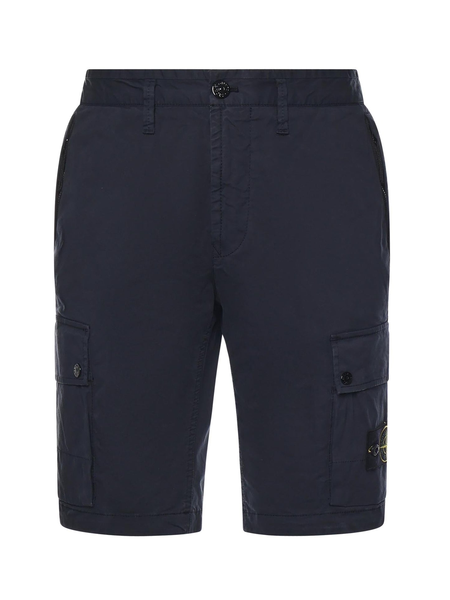 Bermuda cargo in twill di cotone