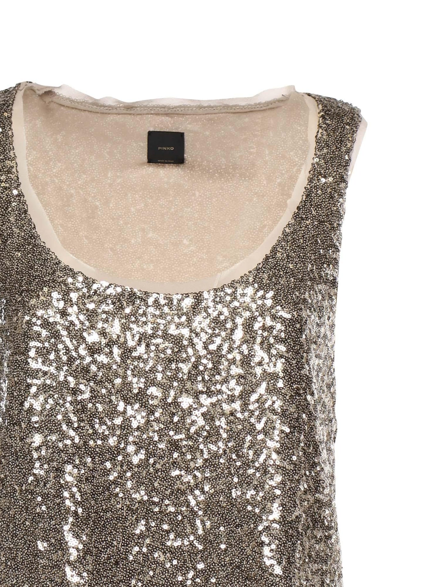 Canotta full paillettes