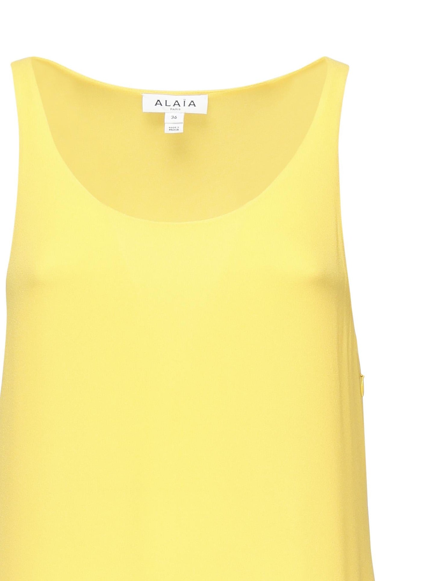 Abito lungo con ruche in georgette