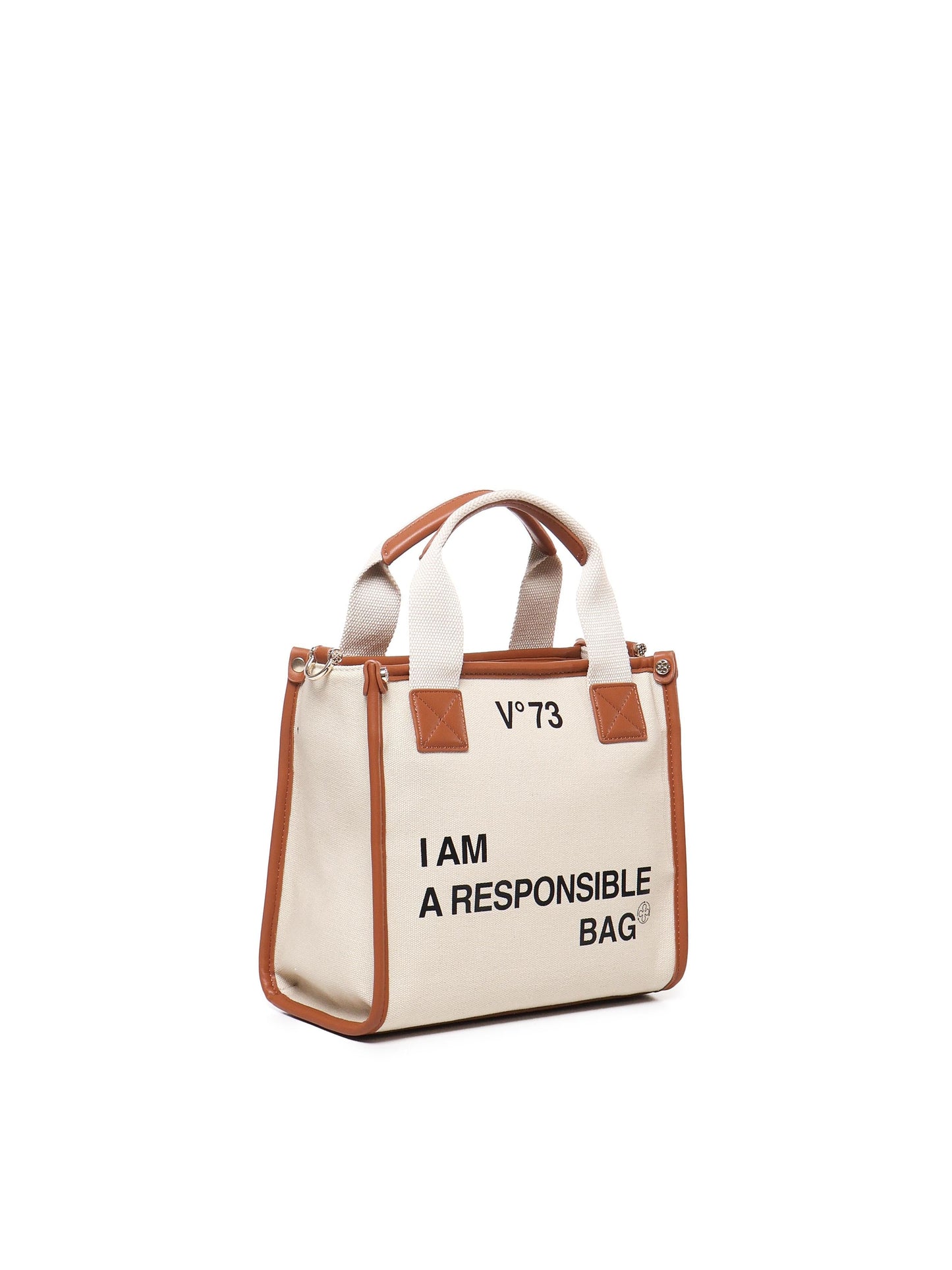 Borsa tote Responsability in canvas