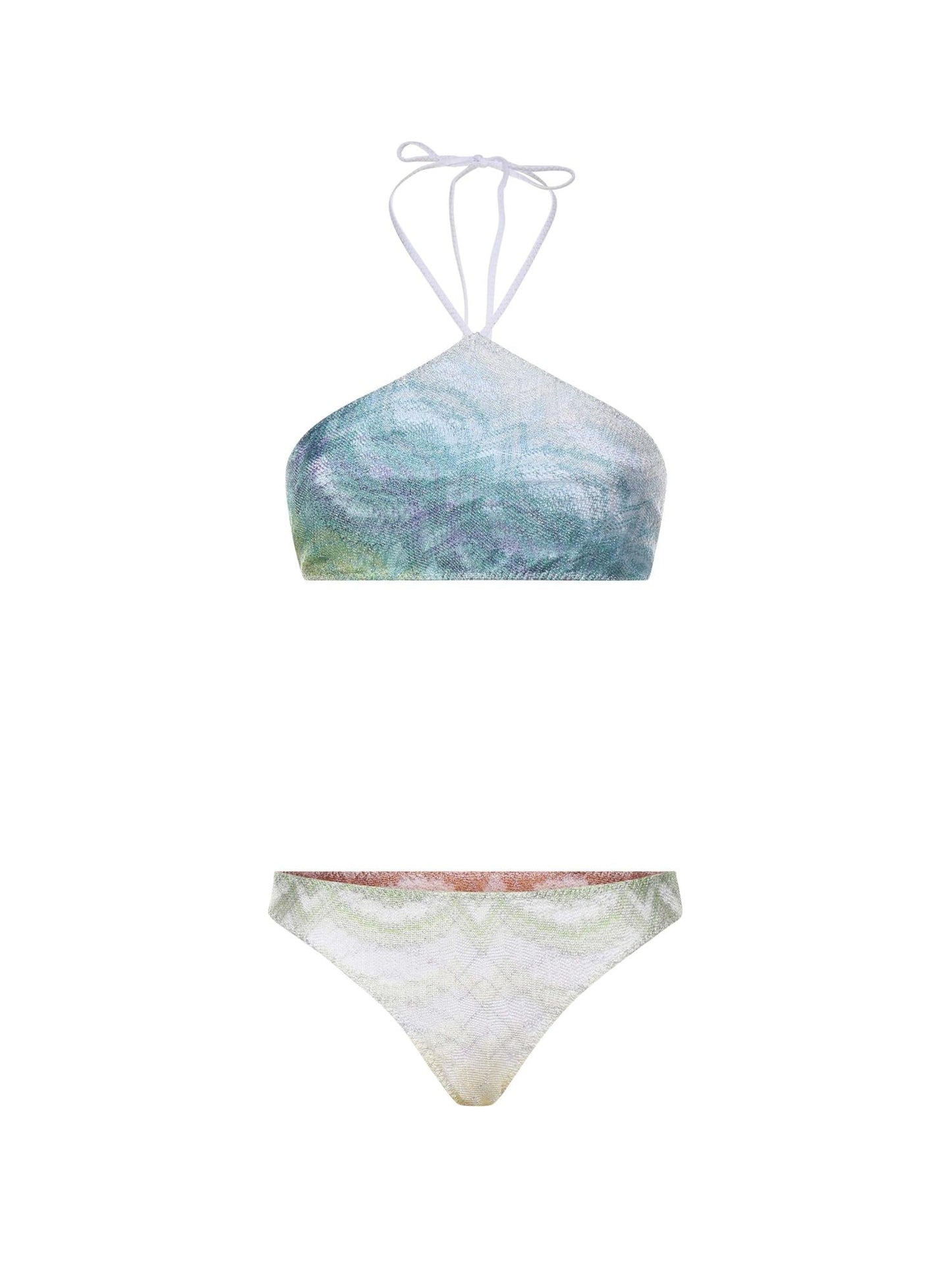 Bikini in viscosa lamé