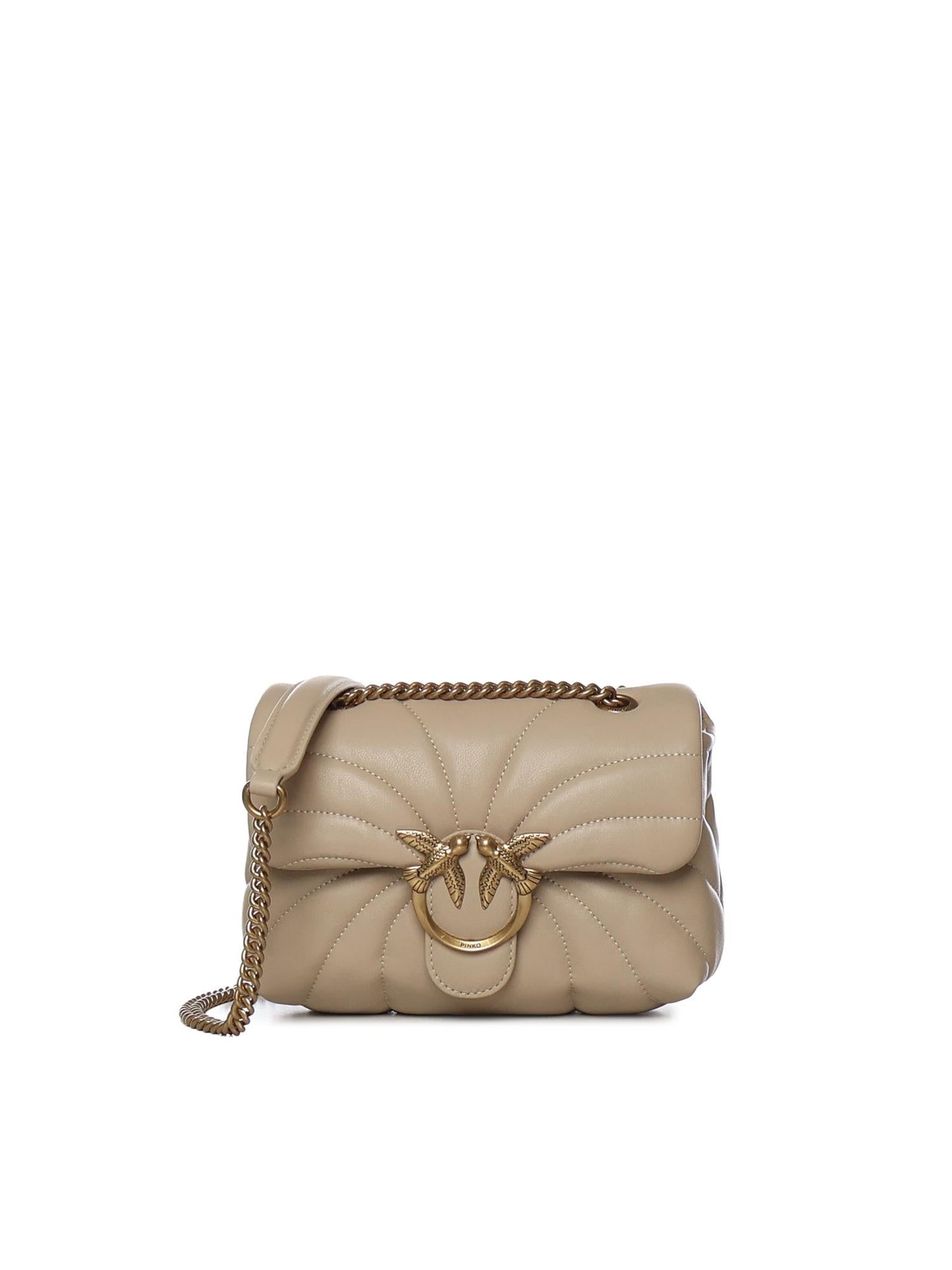 Mini bag Love Bag Puff Butterfly a tracolla in nappa