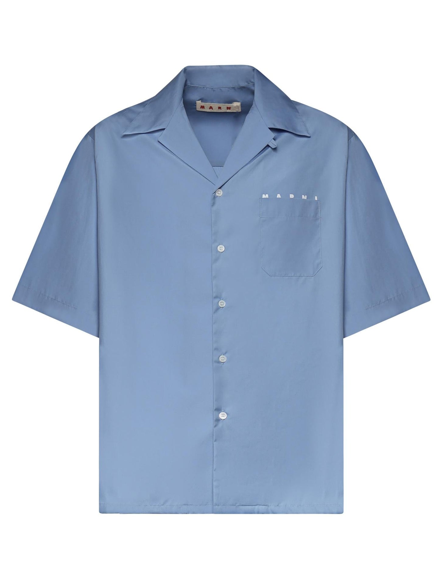 Camicia in cotone con logo
