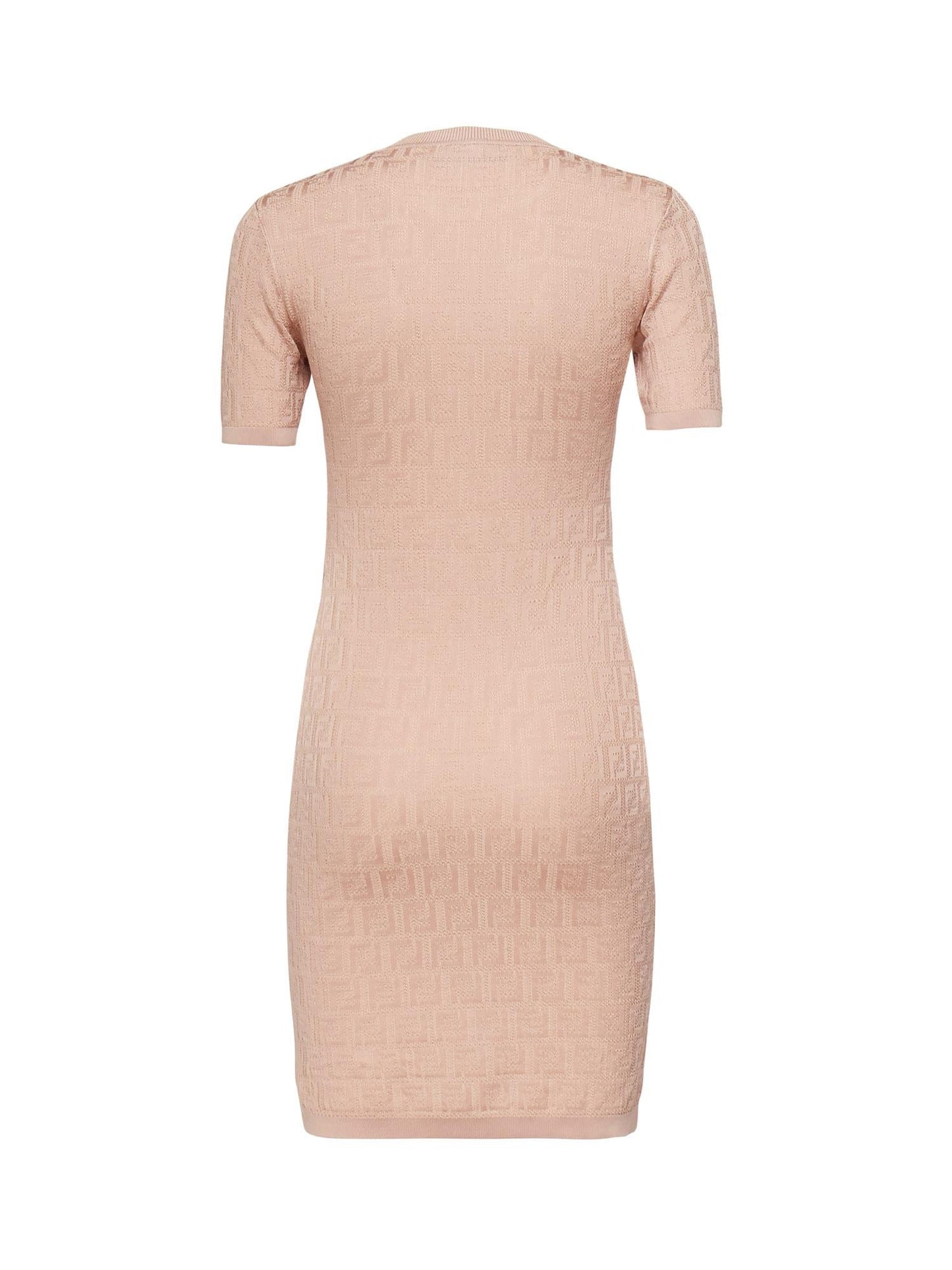 Abito in cotone FF jacquard