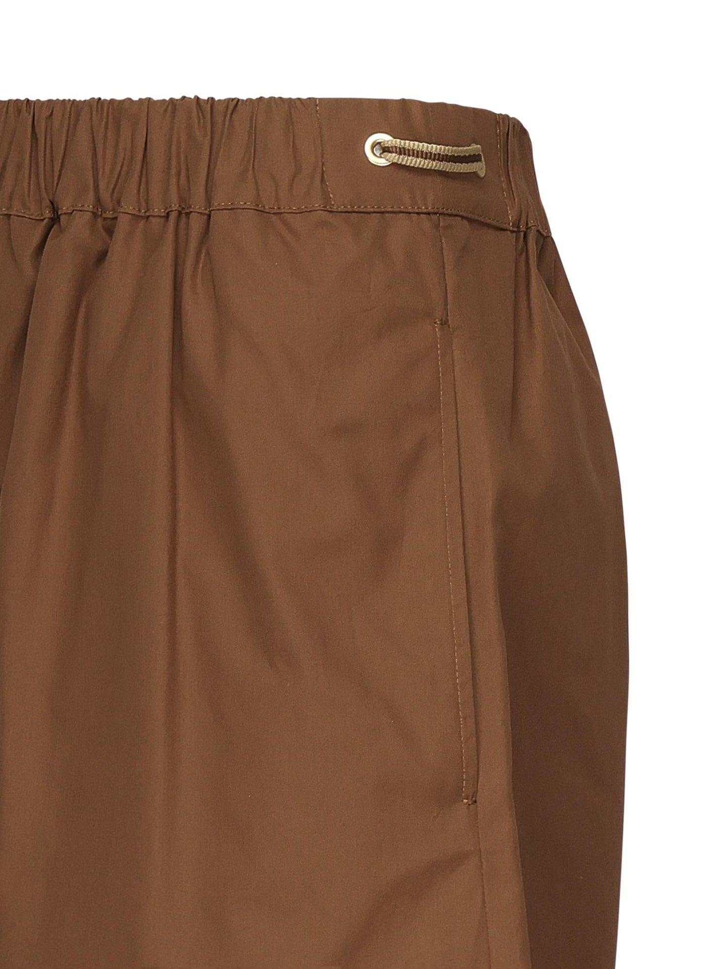 Short in popeline di cotone