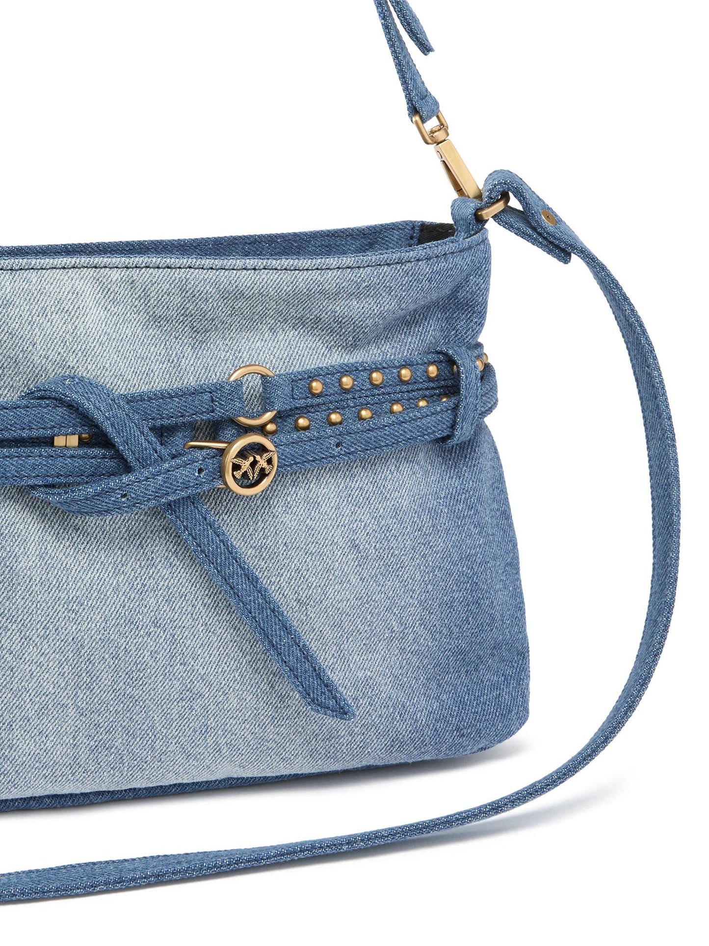 Borsa a spalla Belt Bag Mini in denim