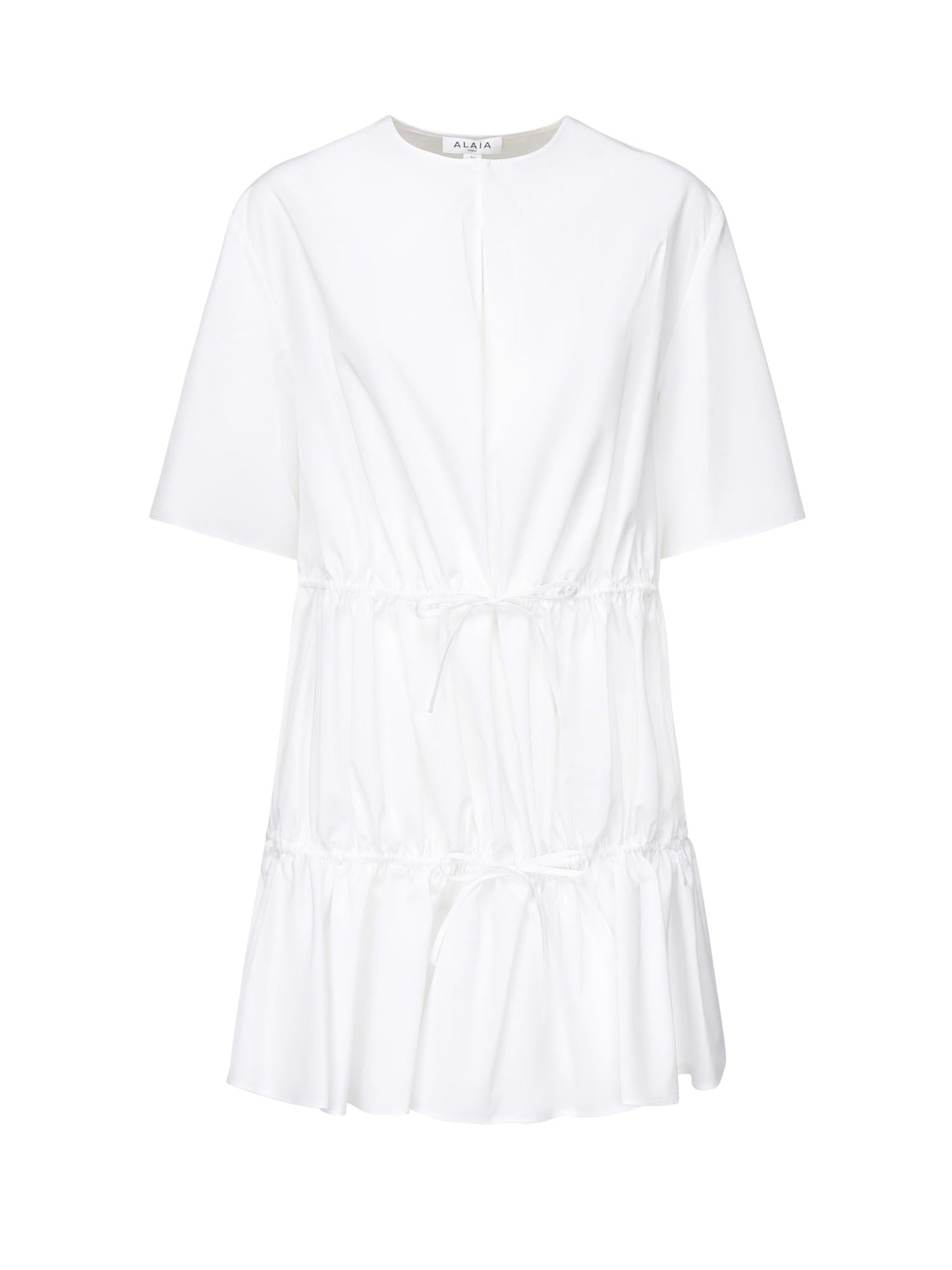 Abito t-shirt arricciato