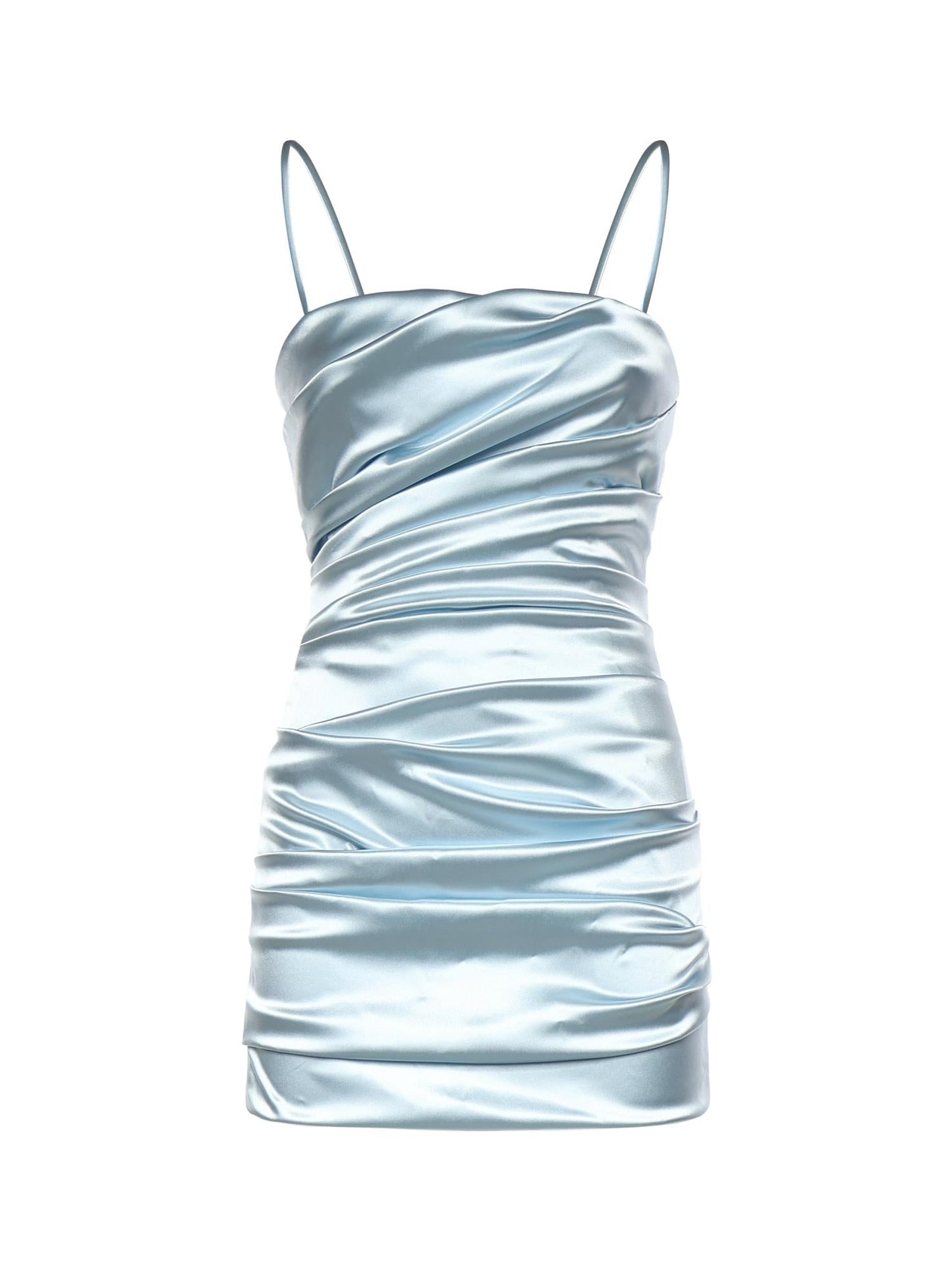 Miniabito Strapless in raso