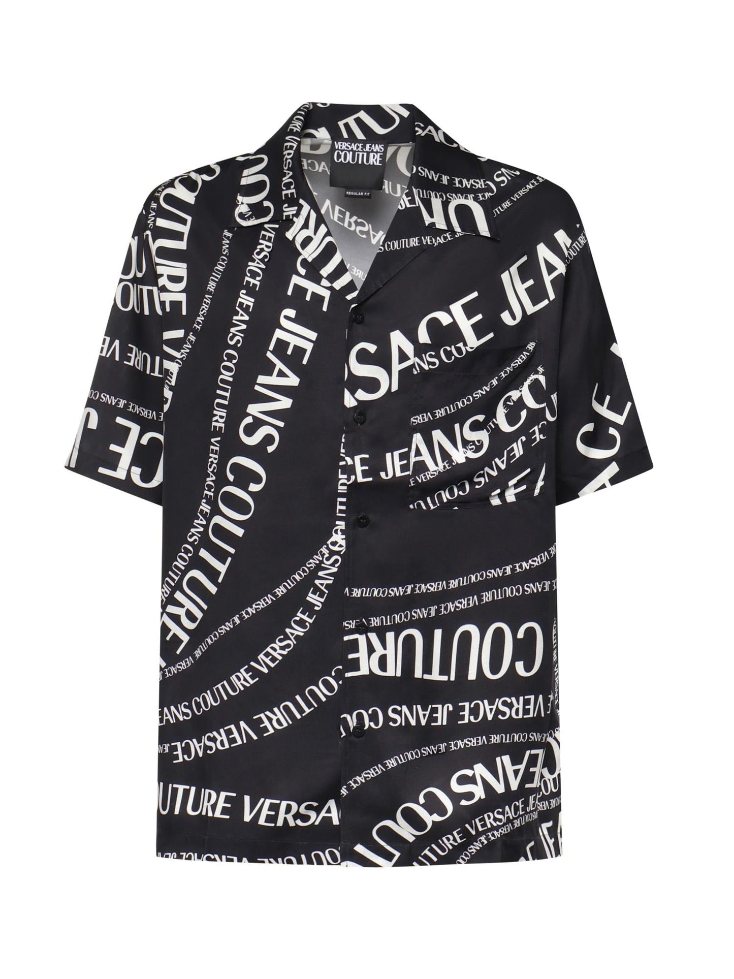 Camicia in twill di viscosa con stampa