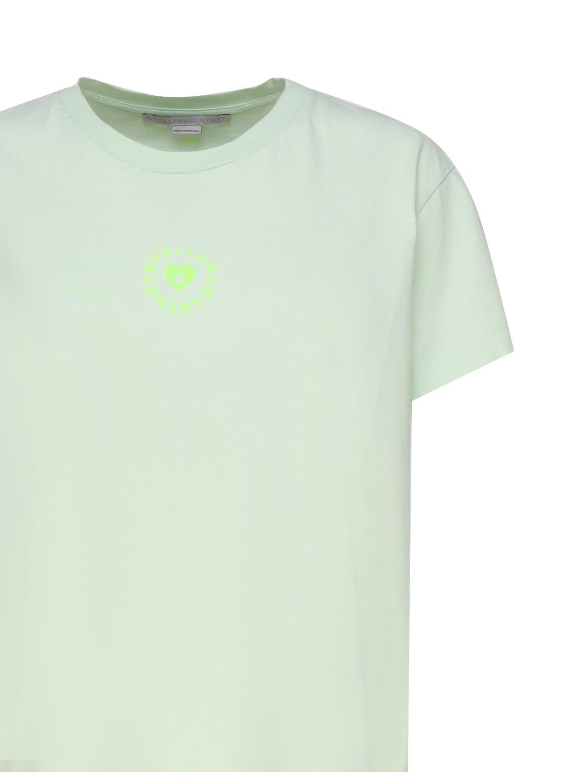 T-shirt in cotone con logo circolare