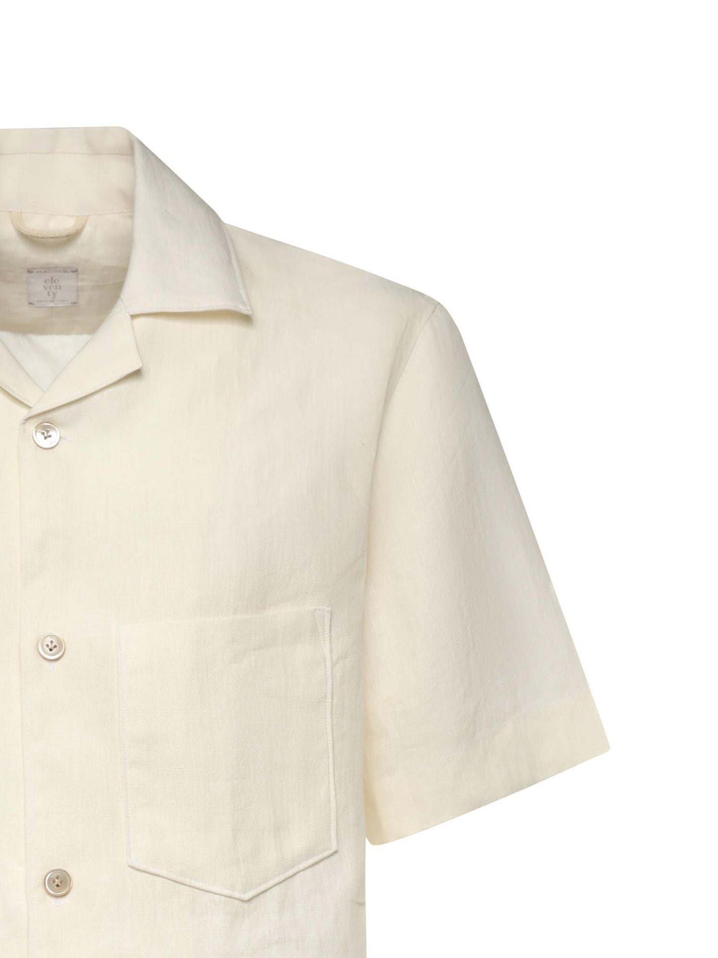 Camicia da bowling in lino