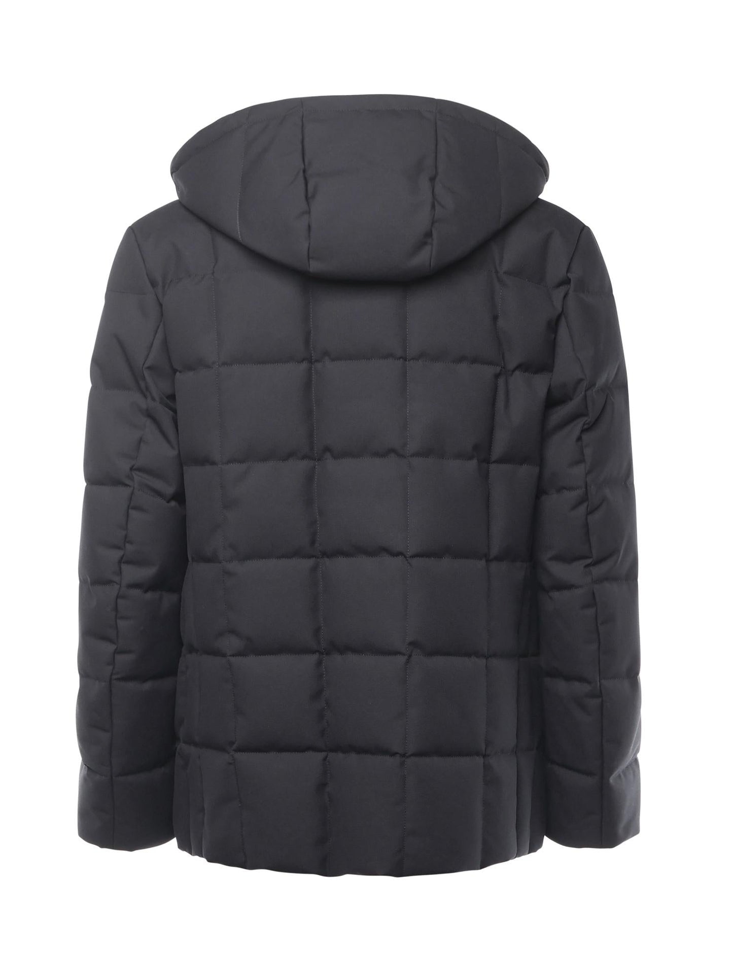 Caban imbottito in canvas mélange