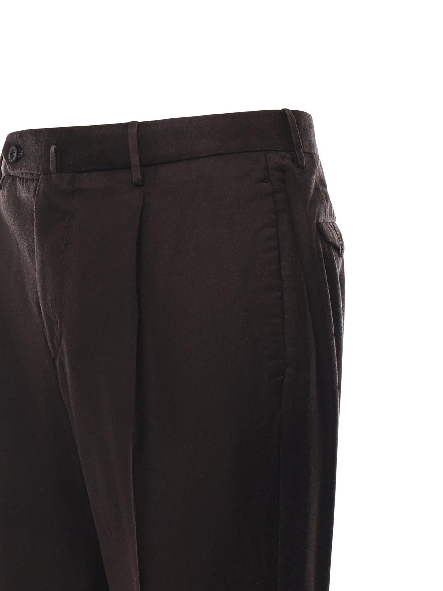 Pantalone in lana con pinces