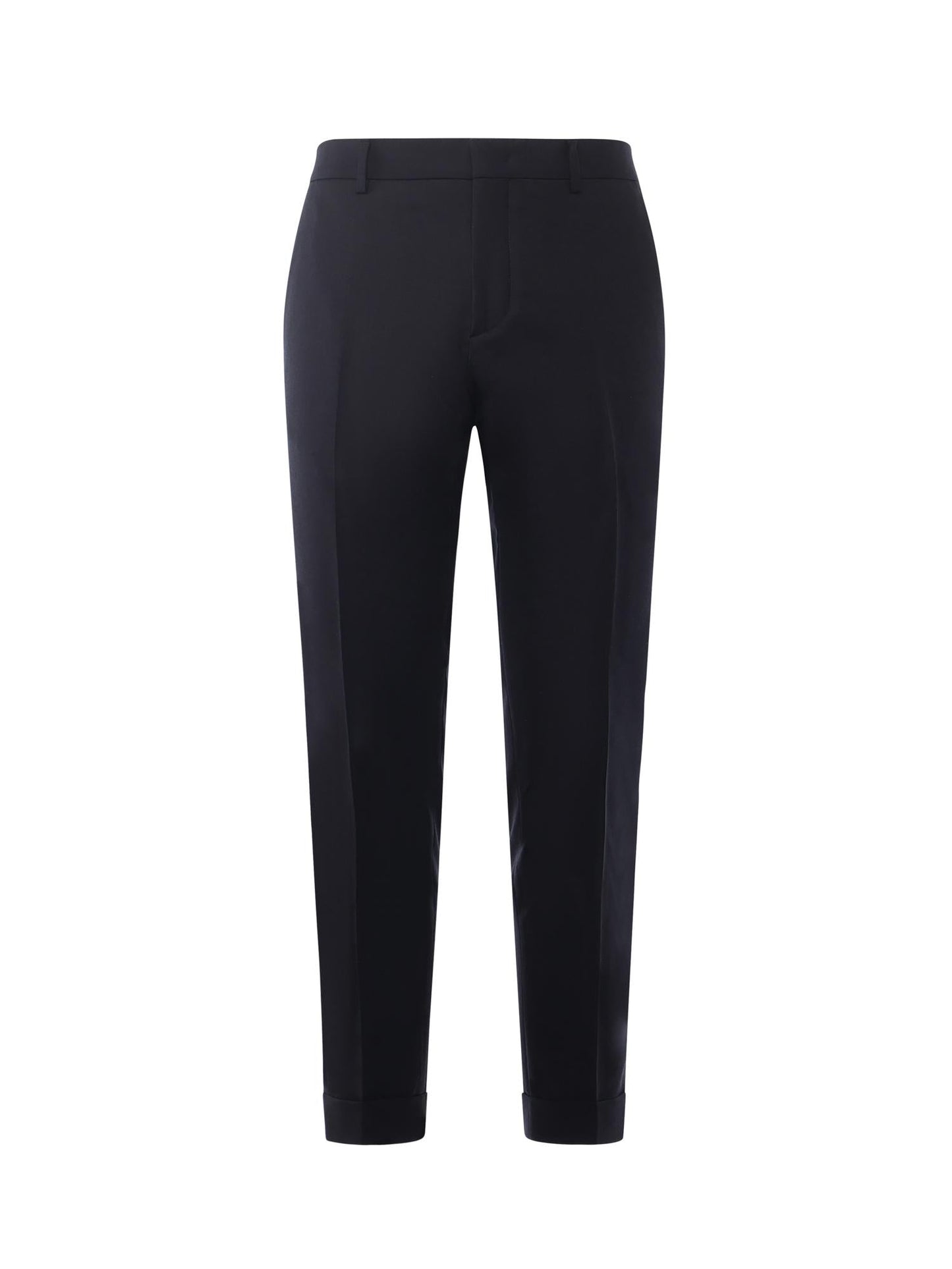 Pantaloni sartoriali in gabardine di misto lana