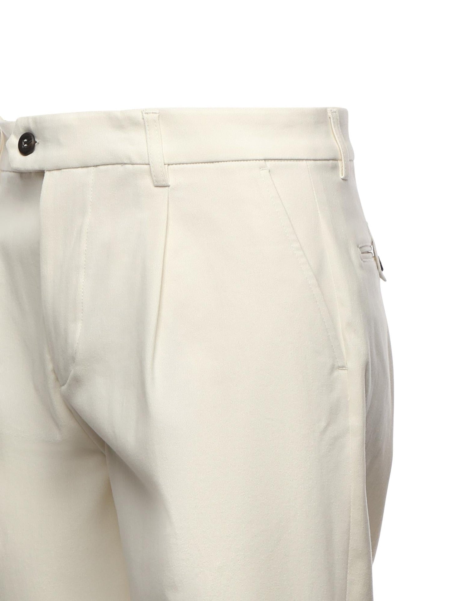 Pantalone in cotone e cashmere