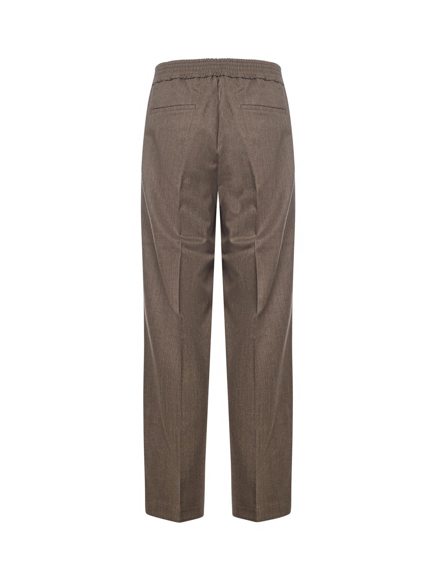 Pantaloni in misto lana con pinces
