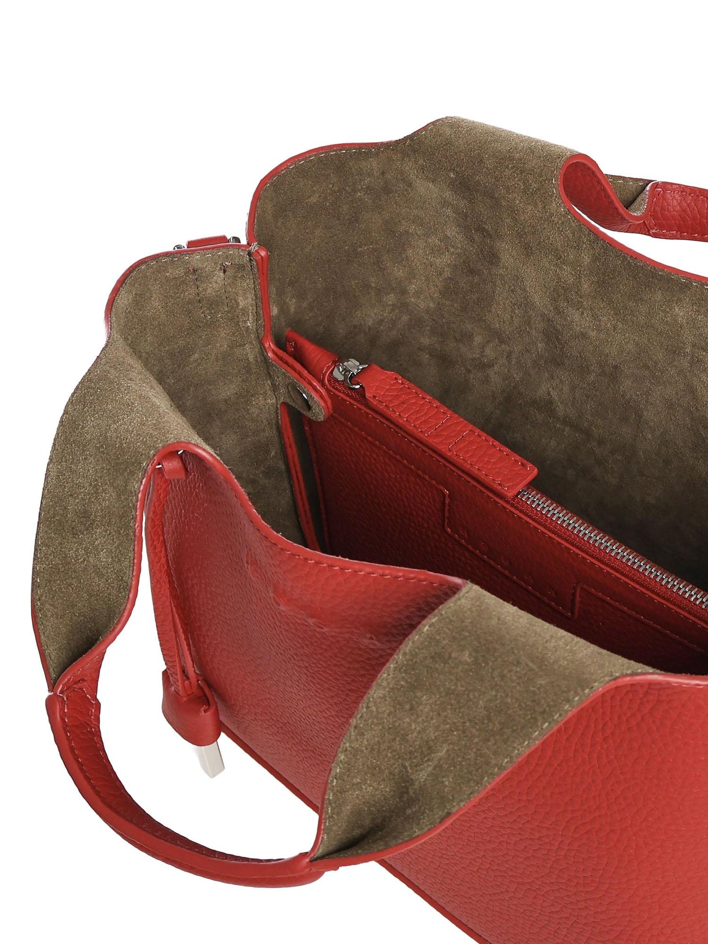 Borsa shopping piccola in pelle