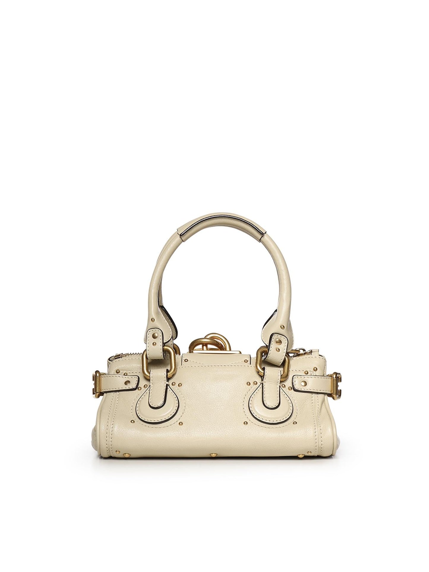 Borsa Paddington piccola in pelle granata