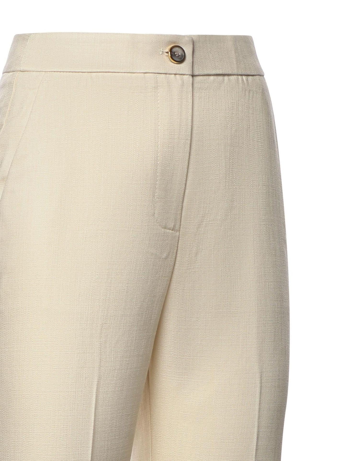 Pantaloni con piega stirata