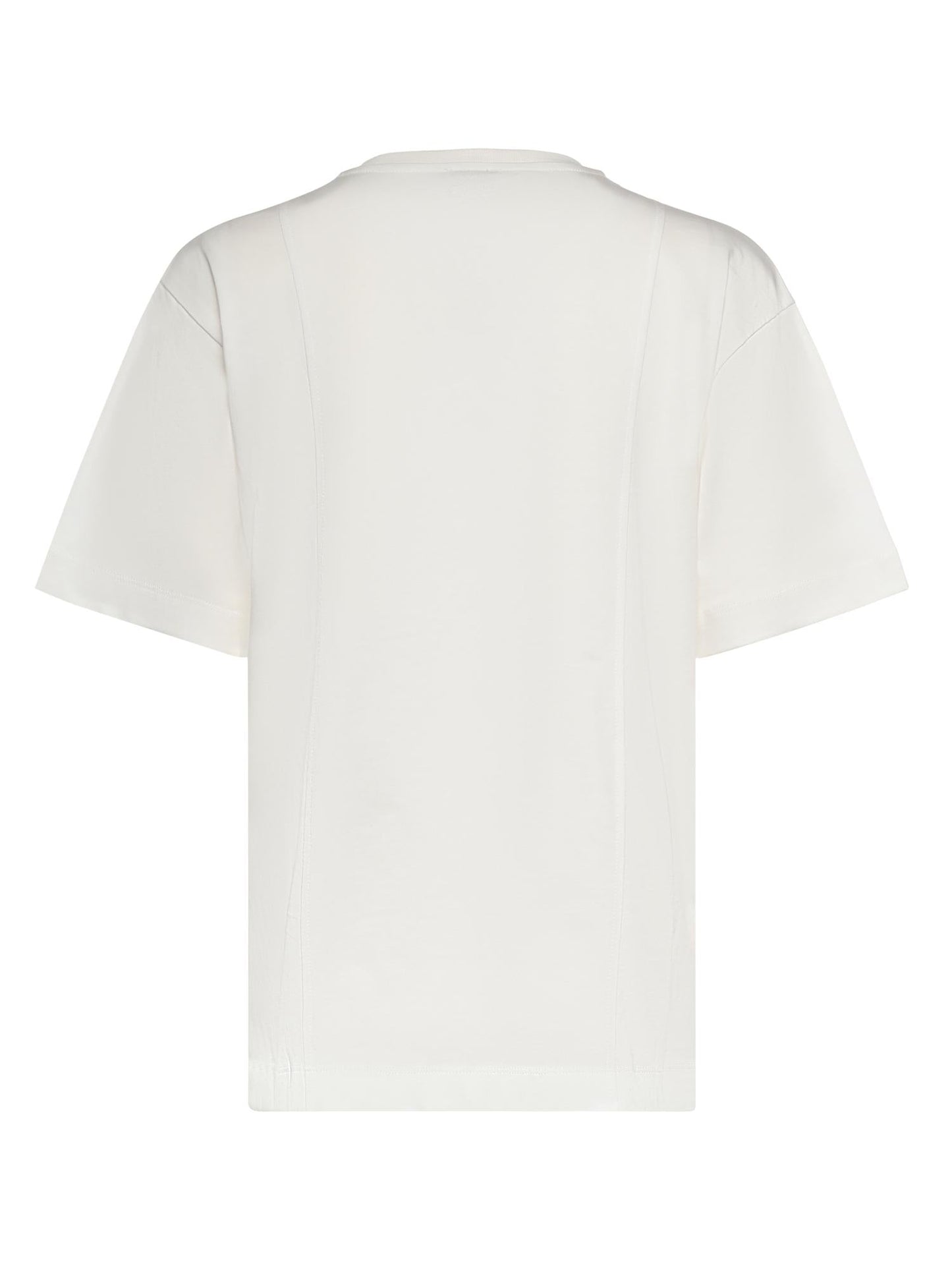 T-shirt con ricamo cuore in cotone