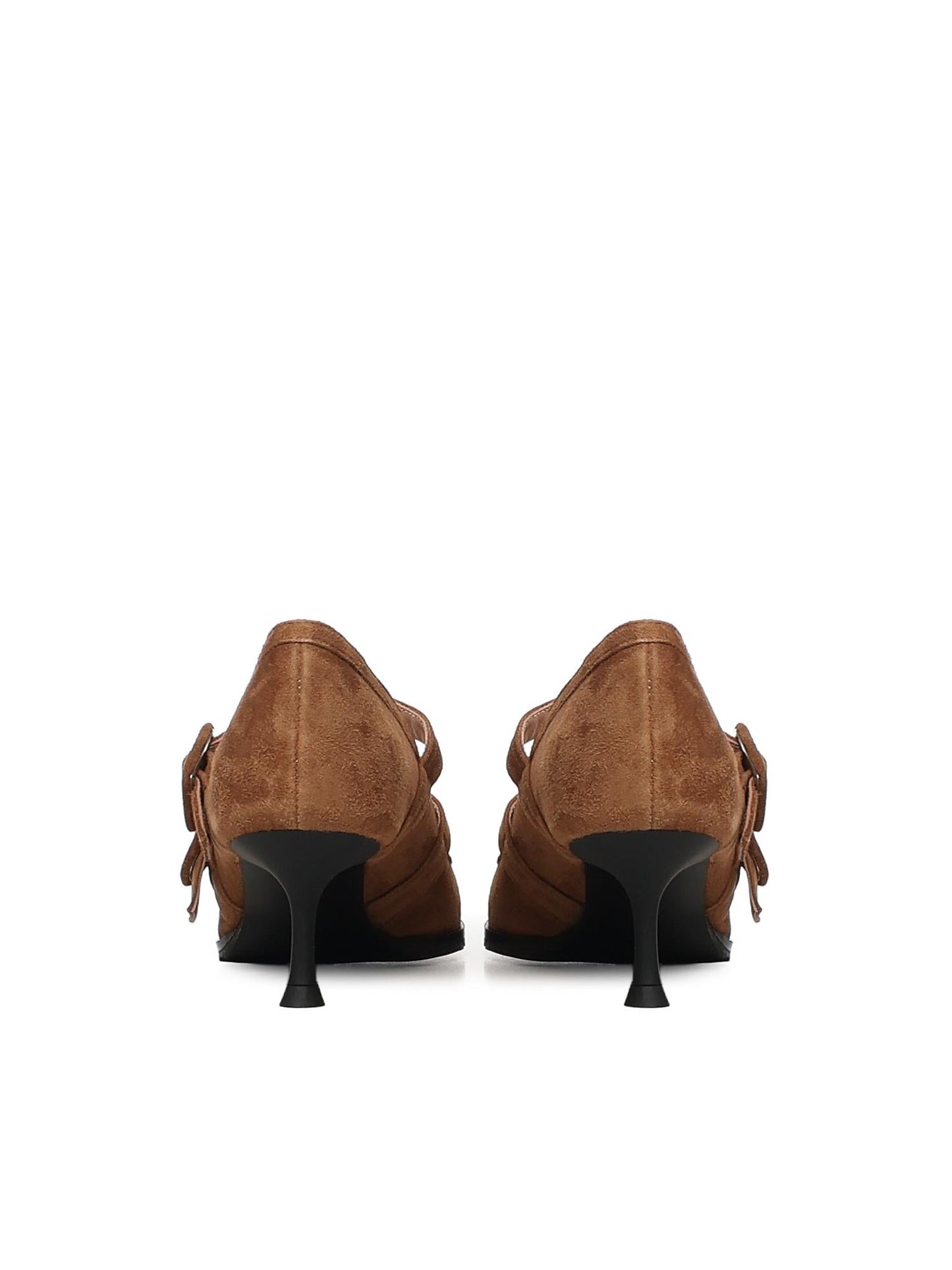 Pumps Geluci in camoscio
