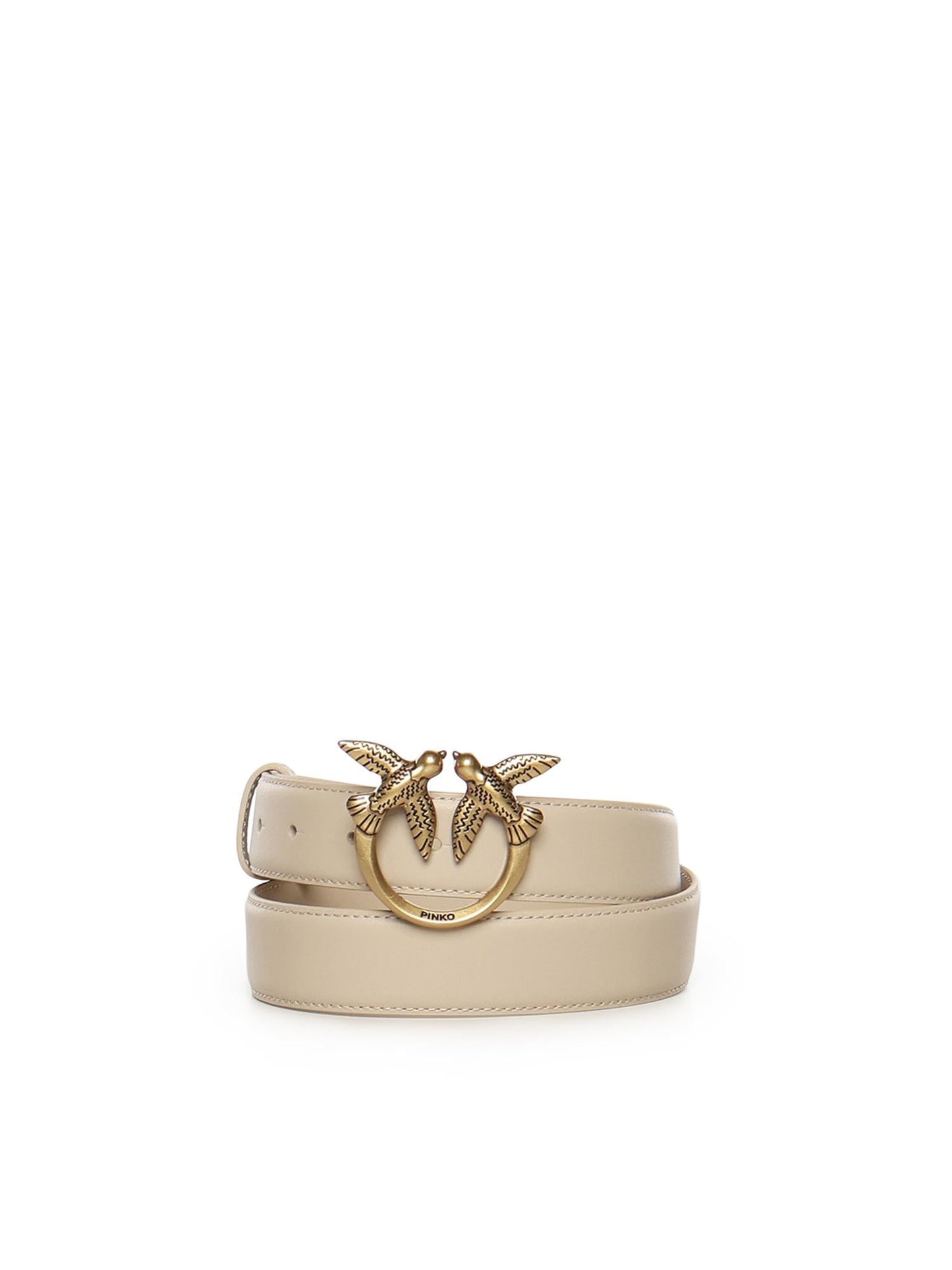 Cintura Love Birds in pelle