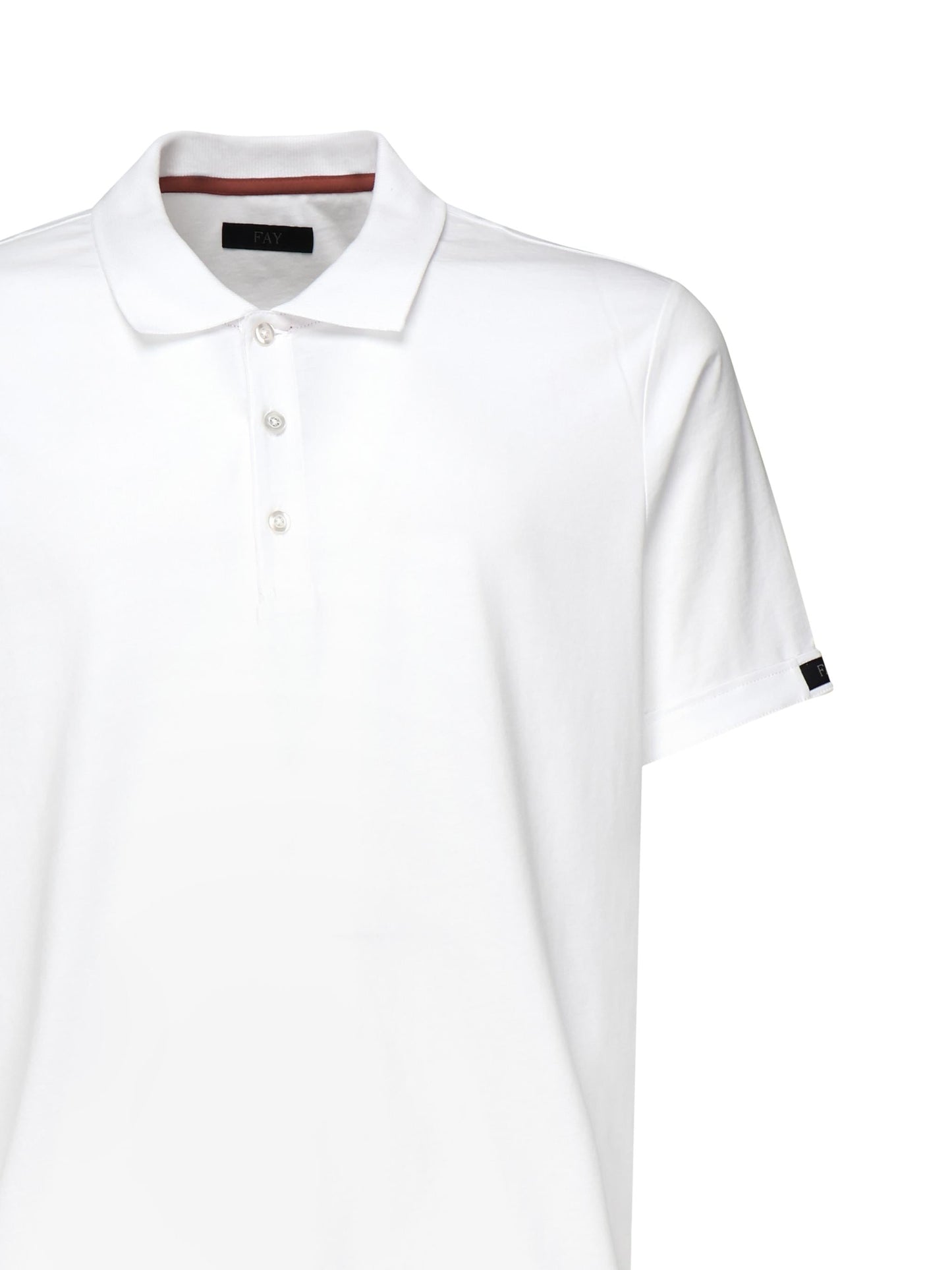 Polo in cotone con logo
