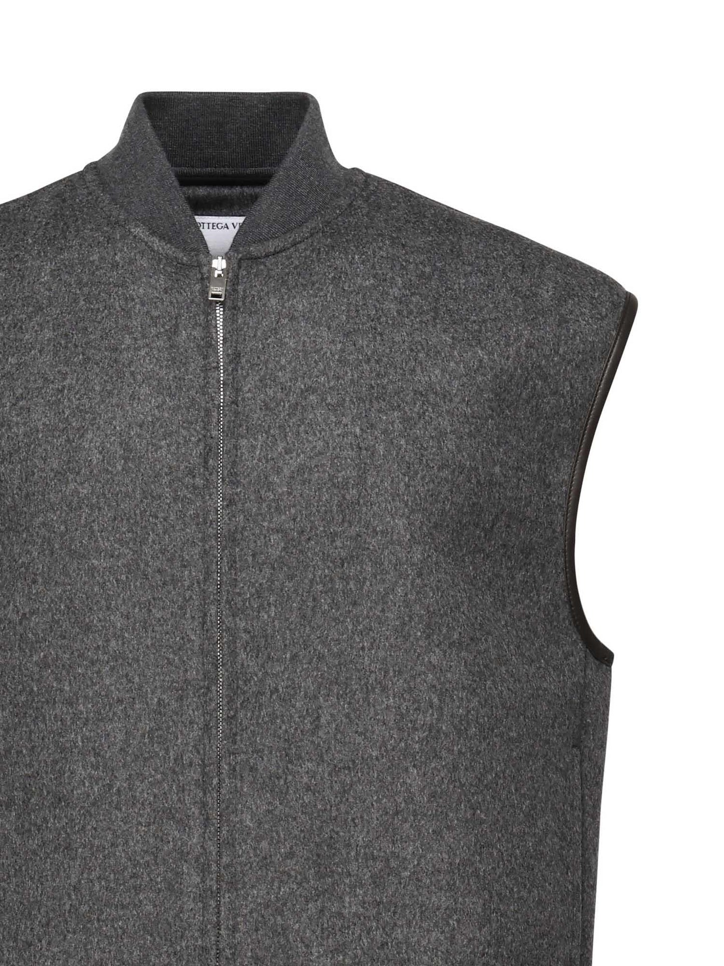 Gilet in lana double face