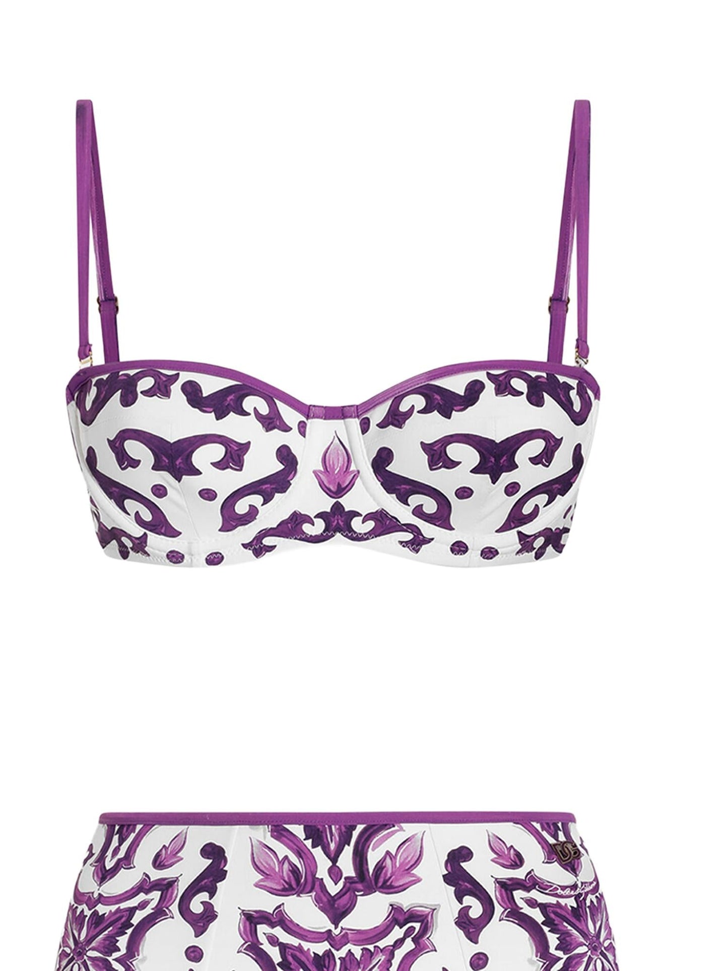 Bikini con stampa maiolica