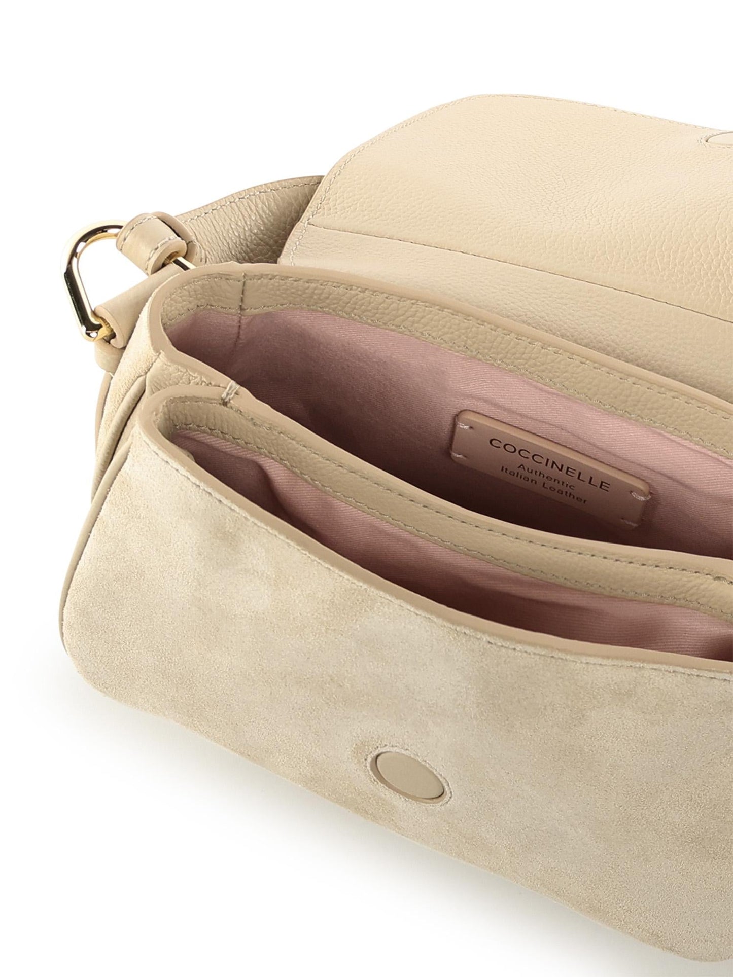 Borsa a spalla Mavery Small in suede
