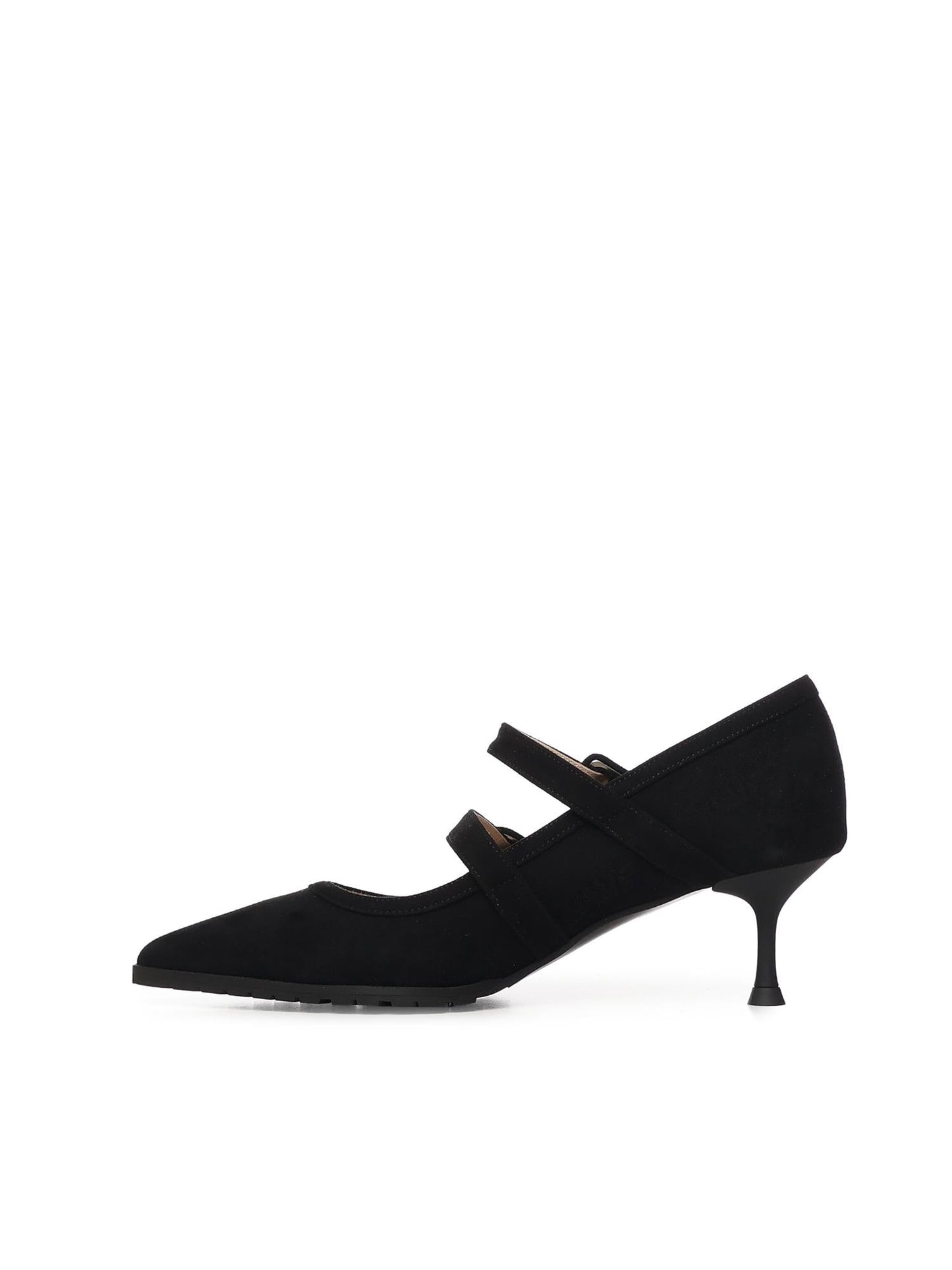 Pumps Geluci in camoscio
