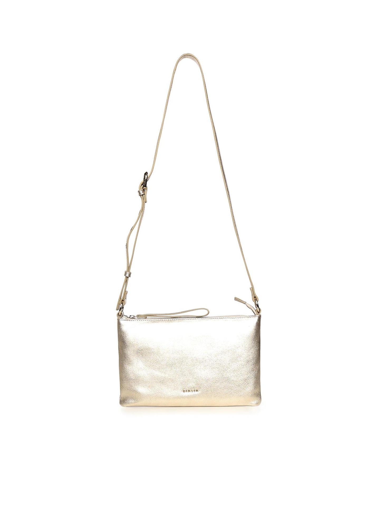 Pochette Flat in pelle