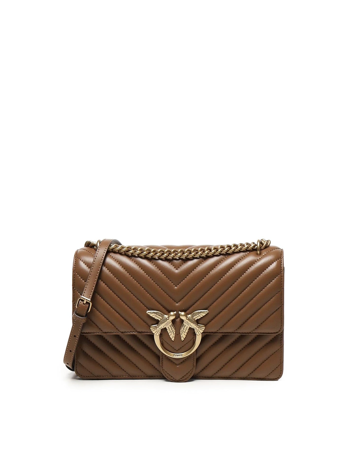 Borsa media a tracolla Love Bag One Chevron