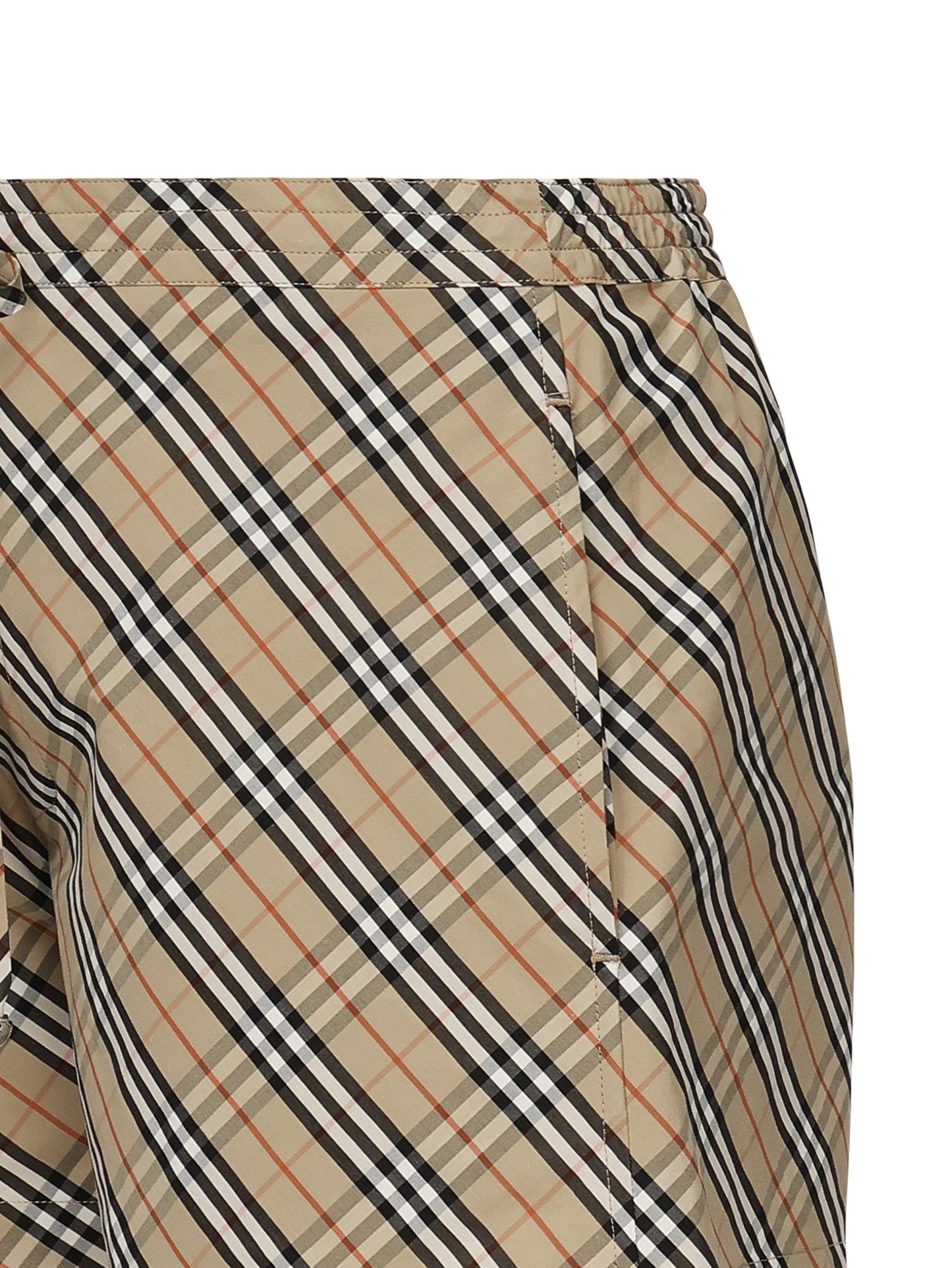 Shorts in cotone Check