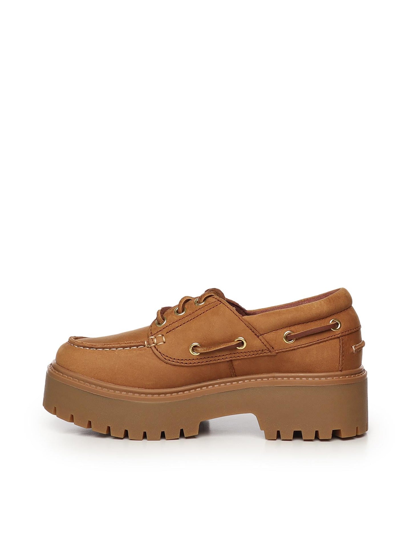 Scarpa da barca con plateau