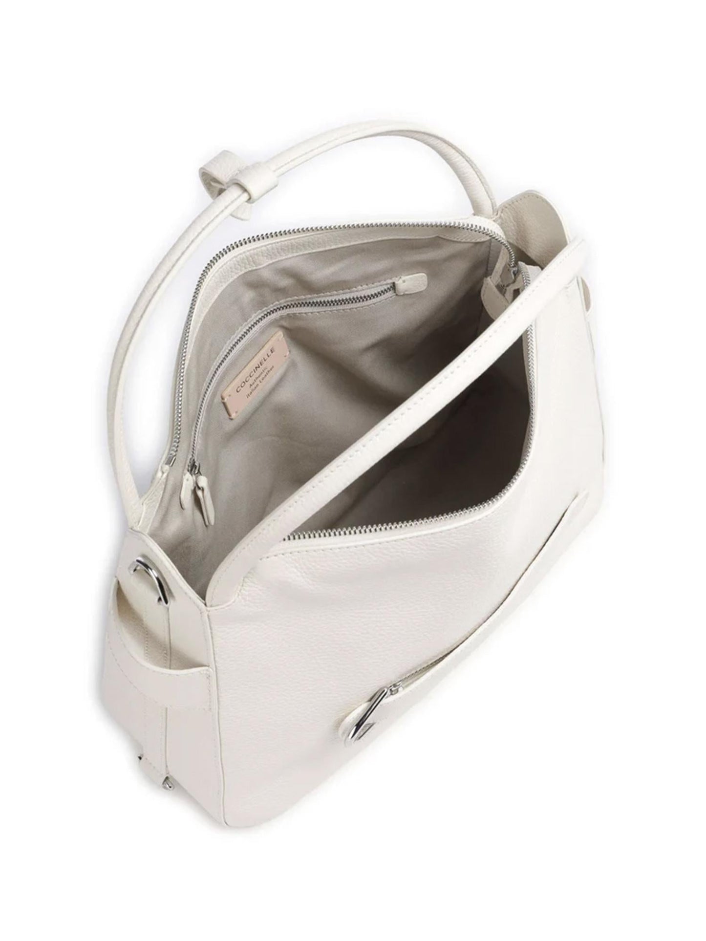 Borsa in pelle con logo