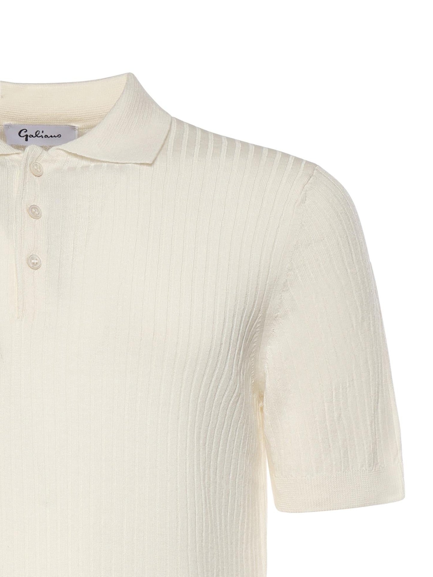 Polo in cotone a coste