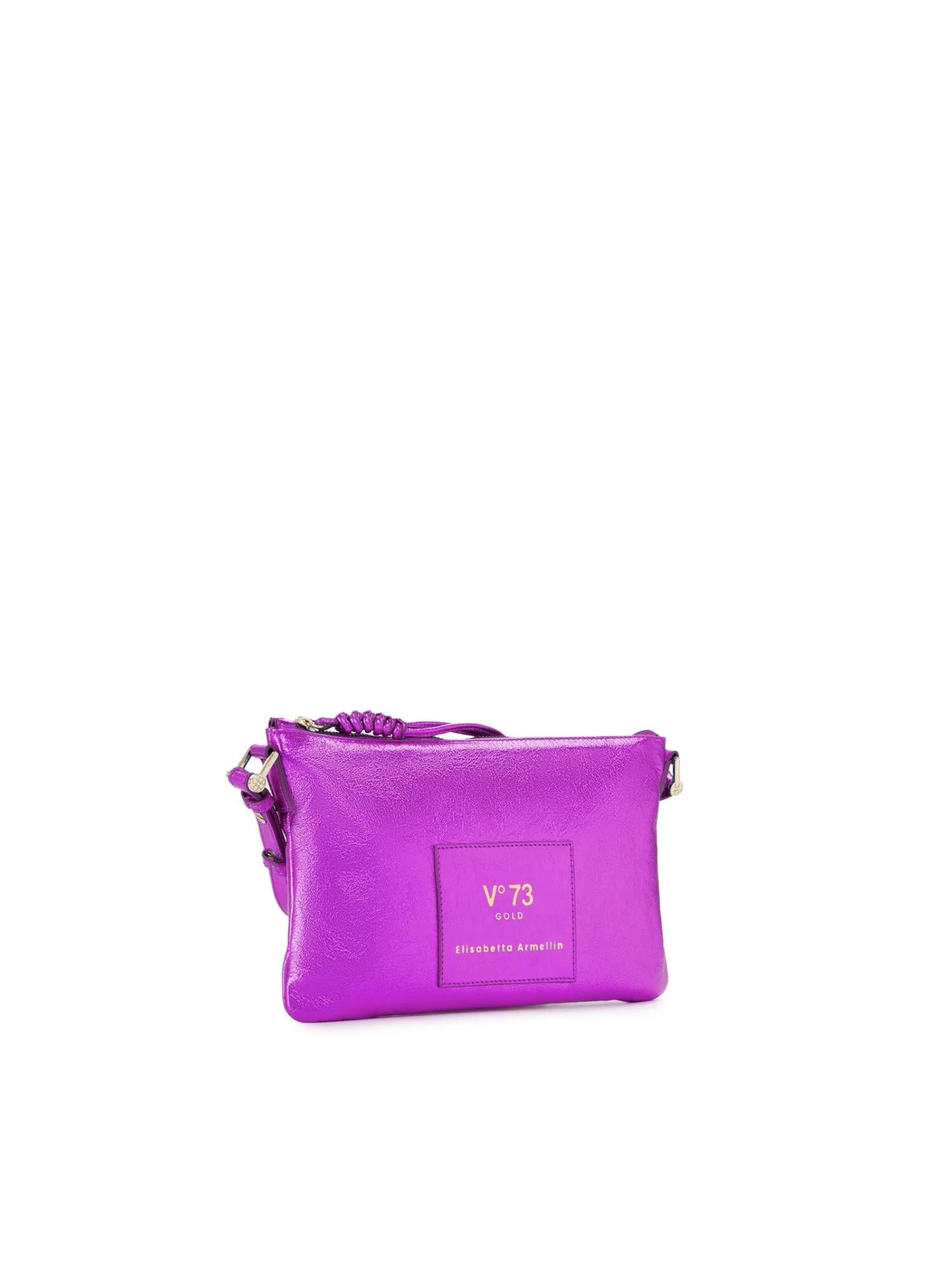 Borsa a tracolla in pelle con logo