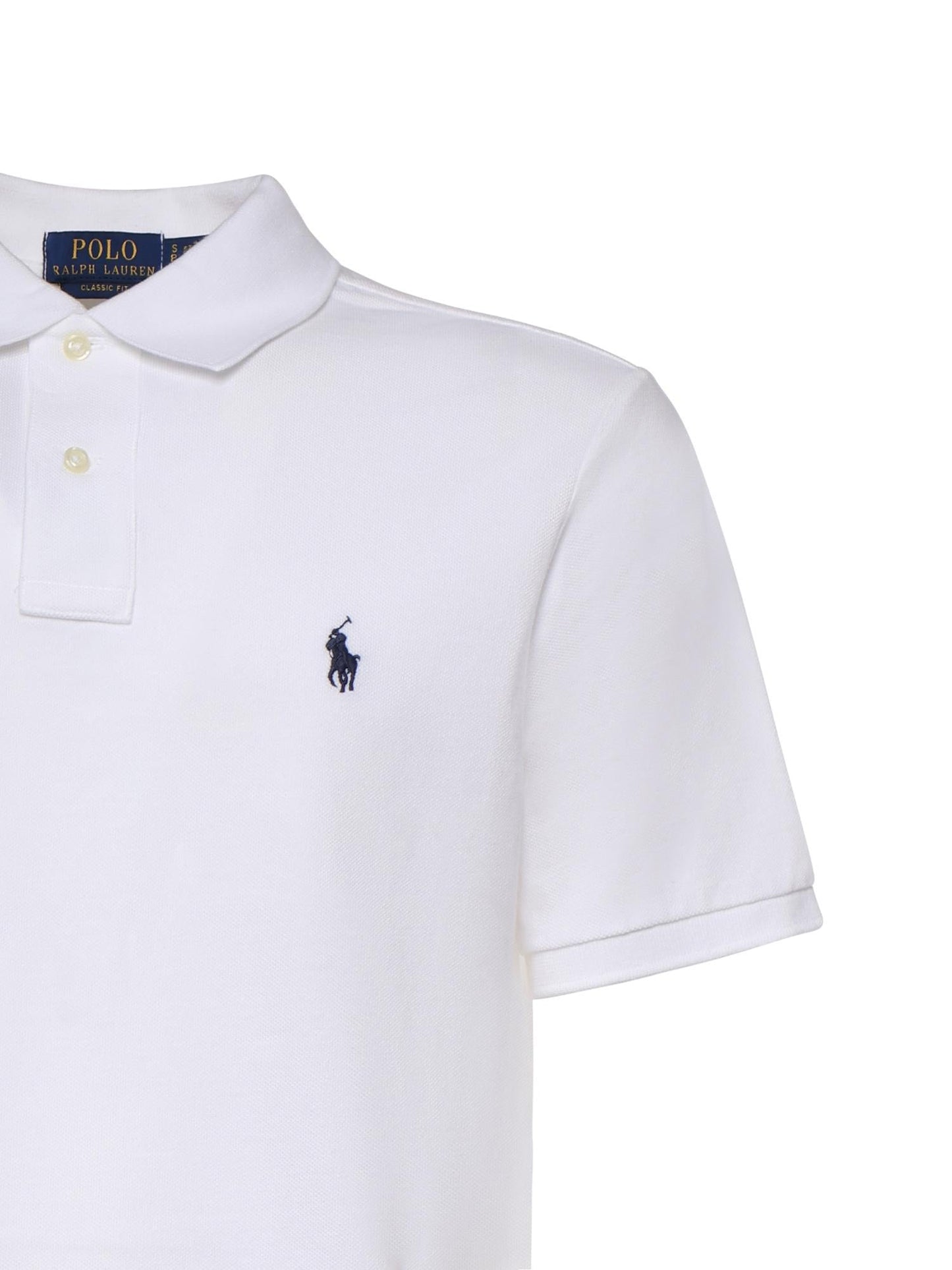 Polo in cotone con logo
