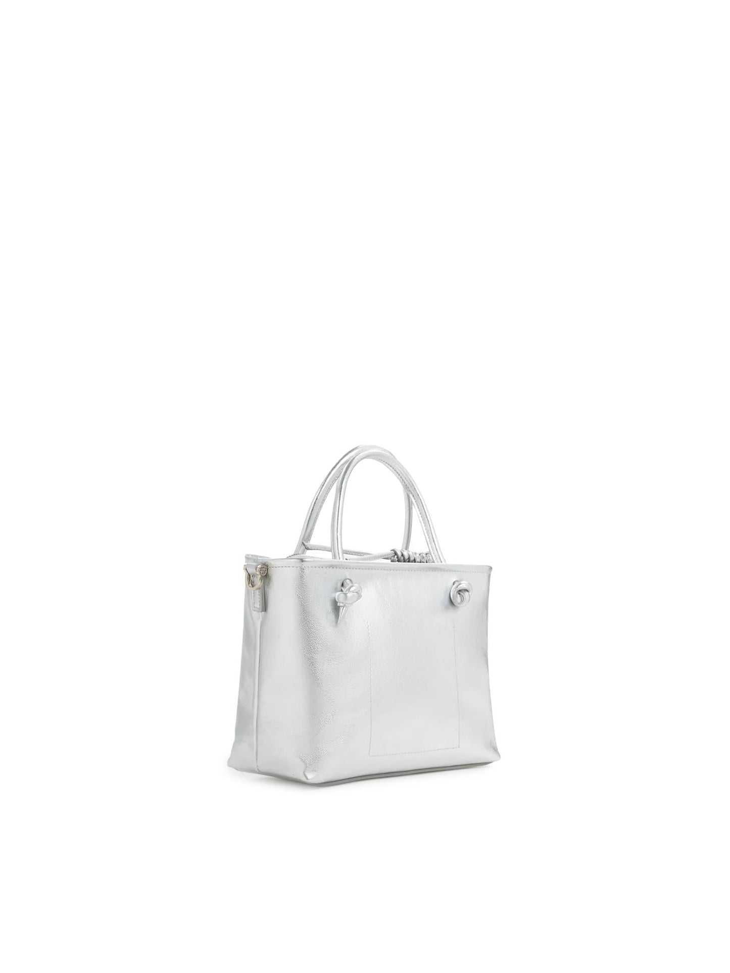 Mini bag in pelle con logo