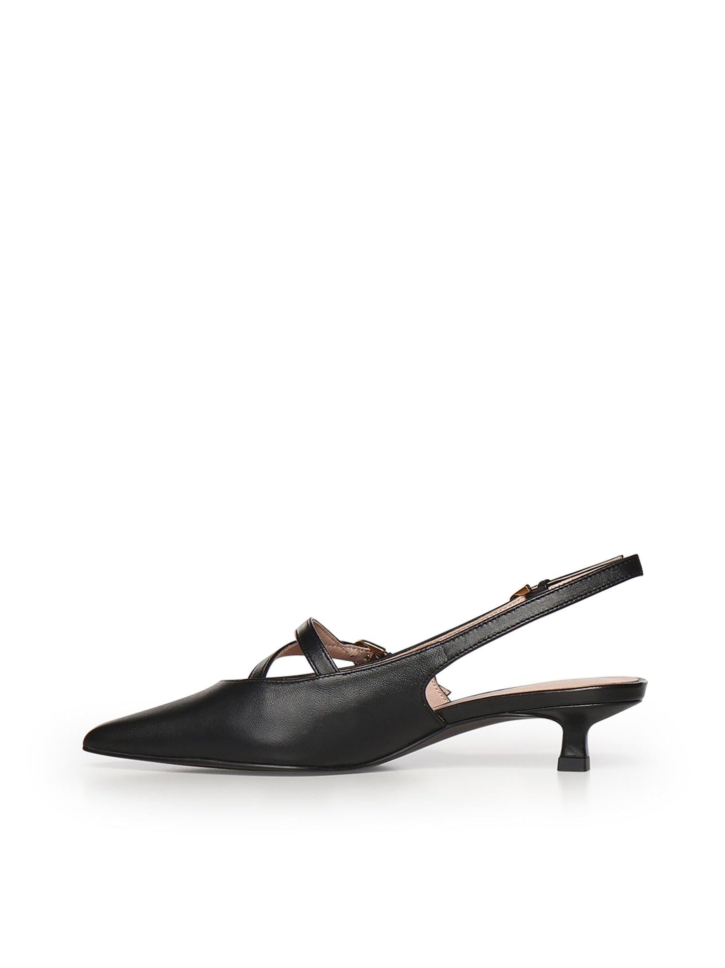 Slingback Ginko in pelle