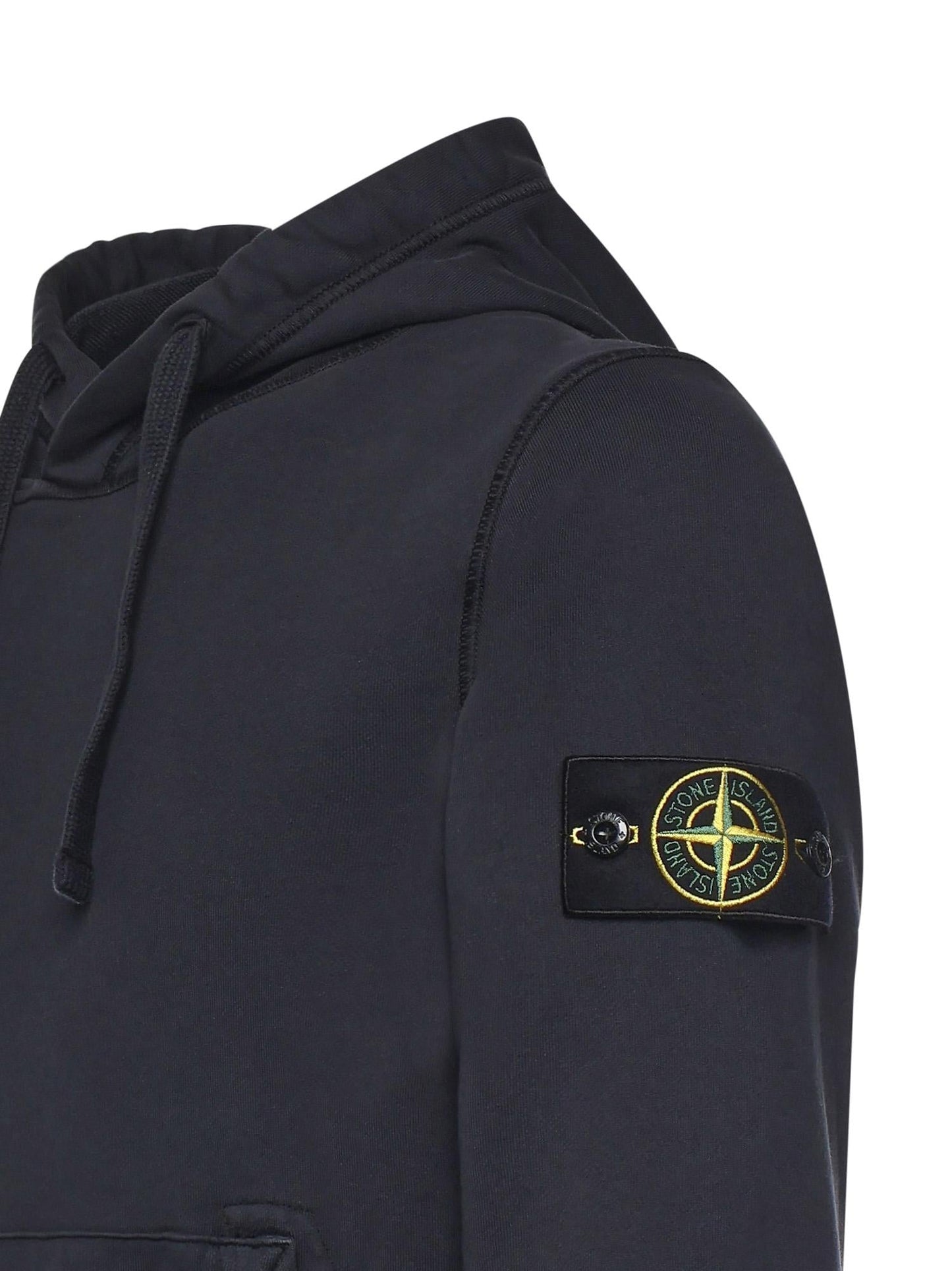 Felpa con logo in cotone