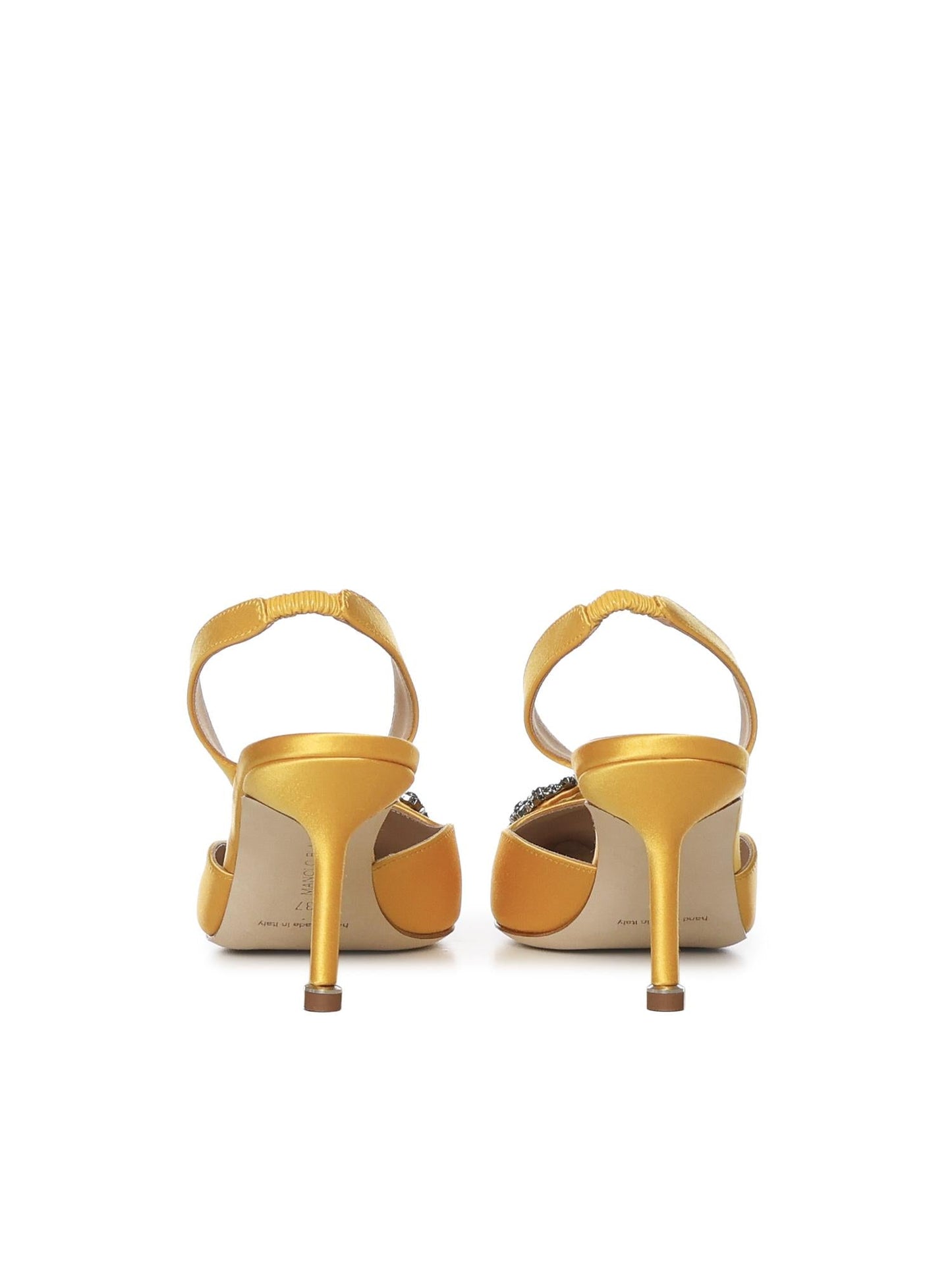 Décolleté slingback Hangisi in raso