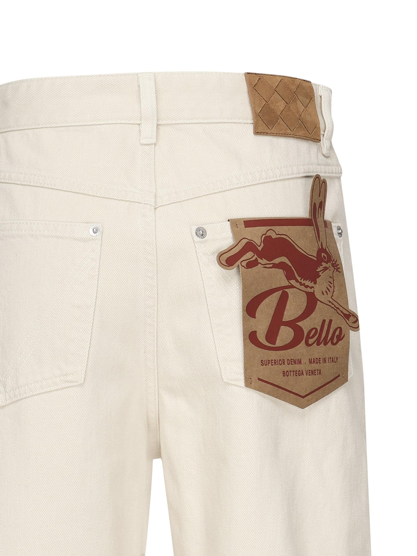 Jeans con risvolto