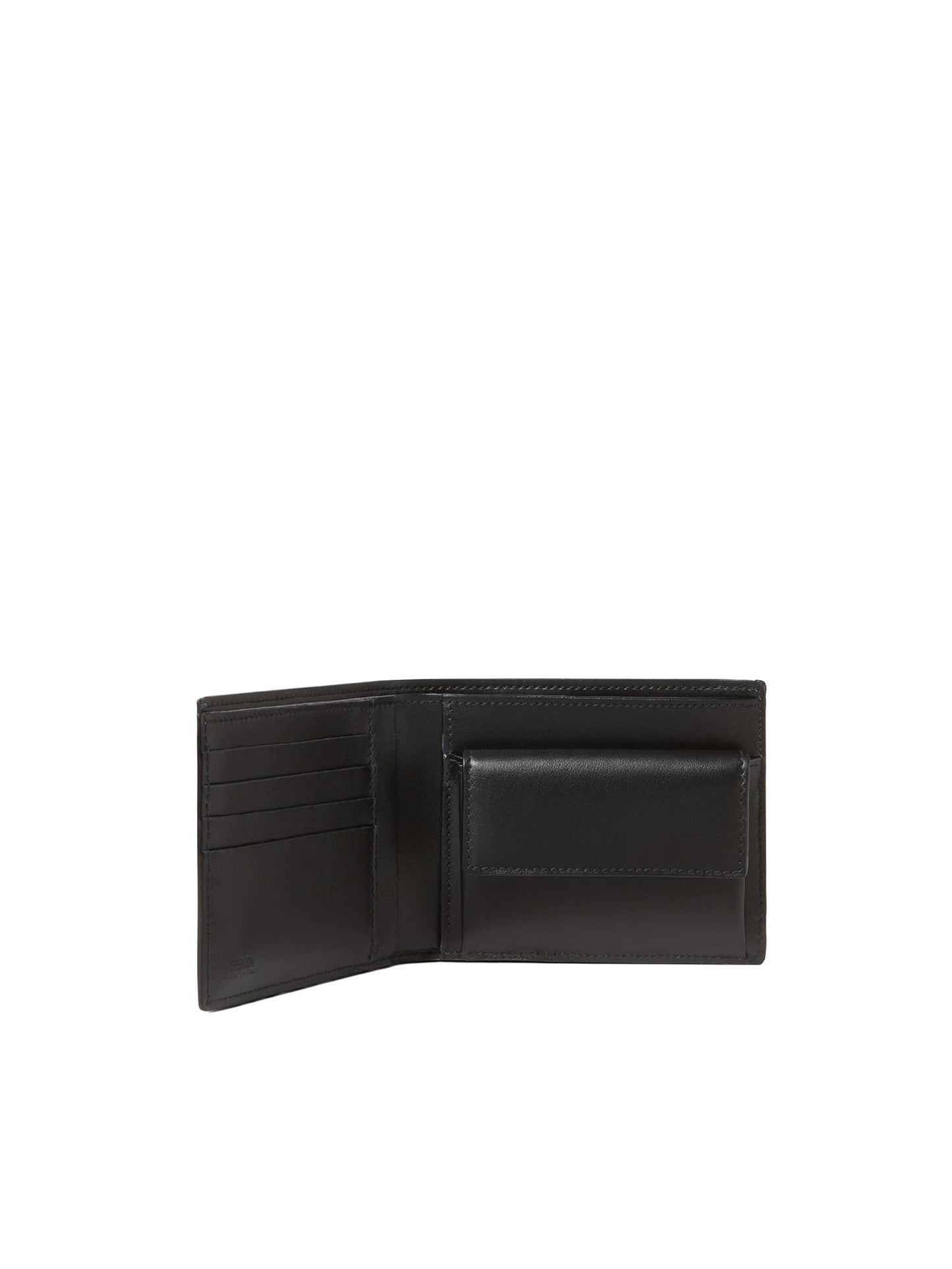 Portafoglio bi-fold in pelle