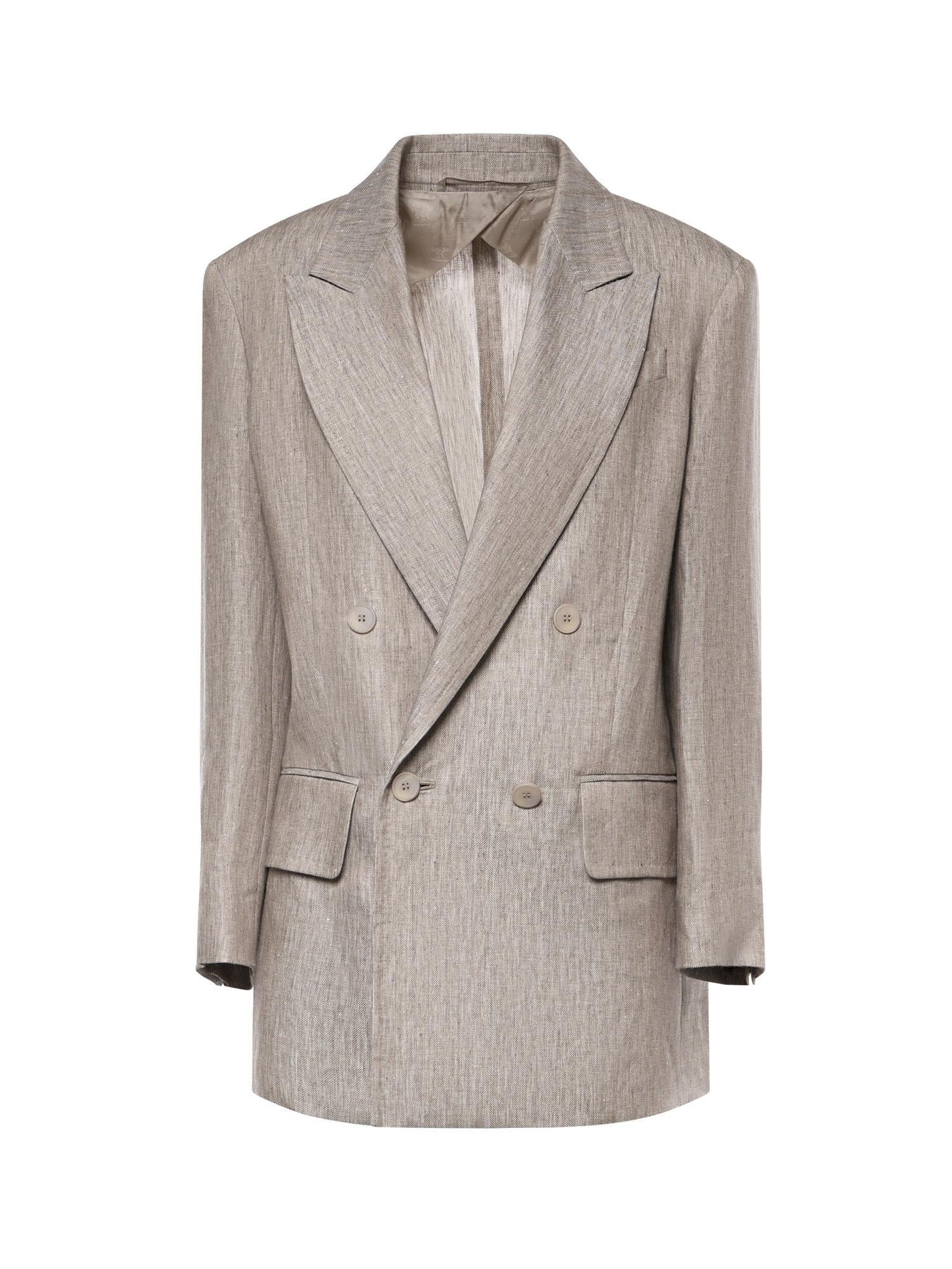 Blazer Olimpia in lino Cheveron