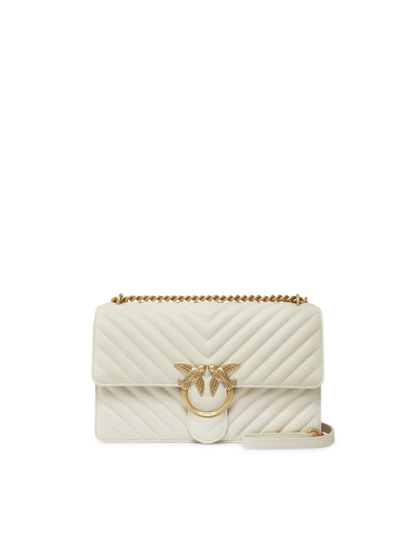 Borsa media a tracolla Love Bag One Chevron